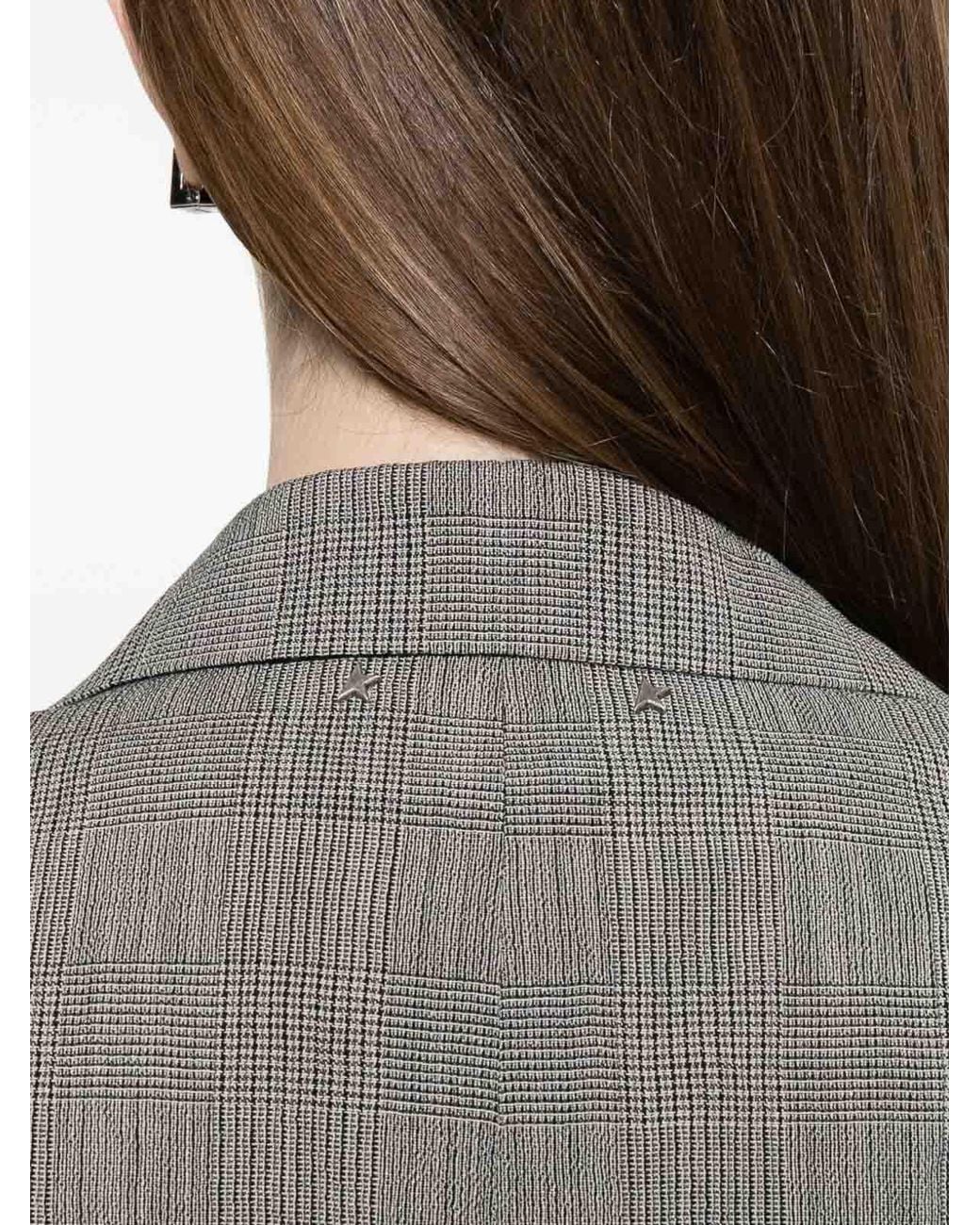 Golden Goose Deluxe Brand Gray Wool Single-Breasted Jacket
