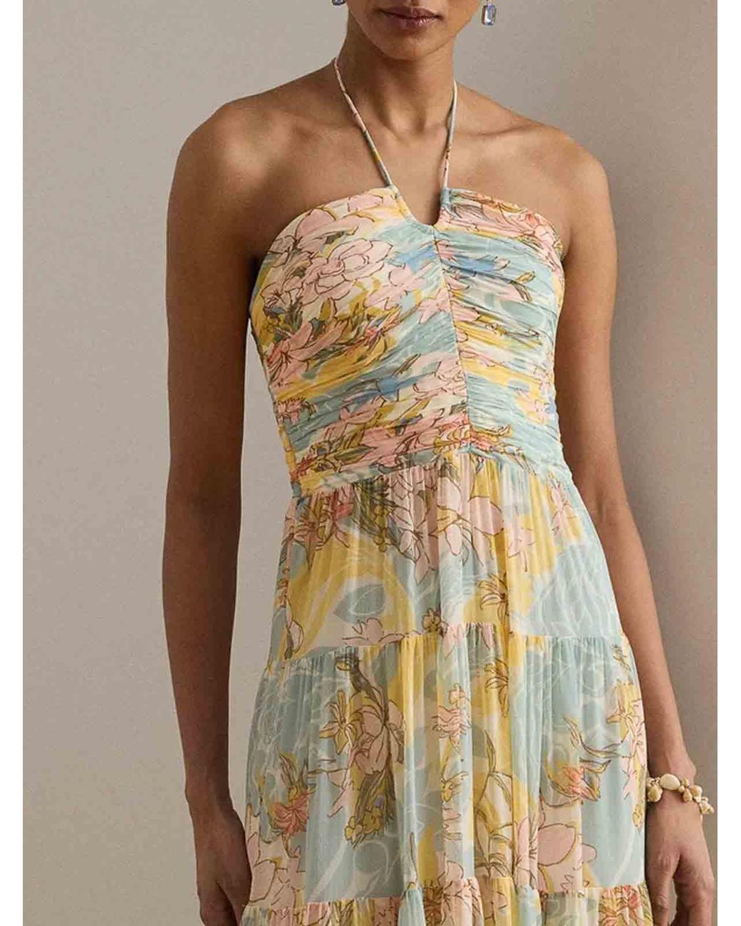 Ralph Lauren Natural Floral Dress