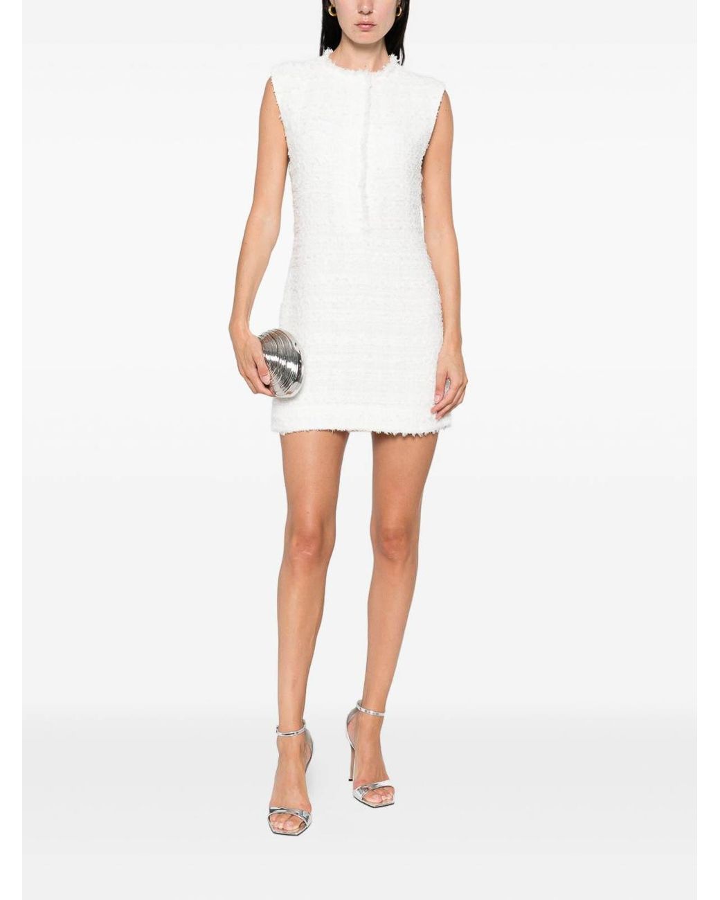 IRO White Sannai Mini Dress