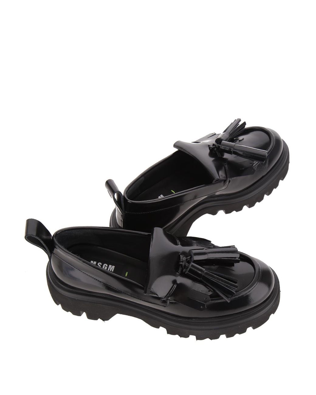 MSGM Black Loafers