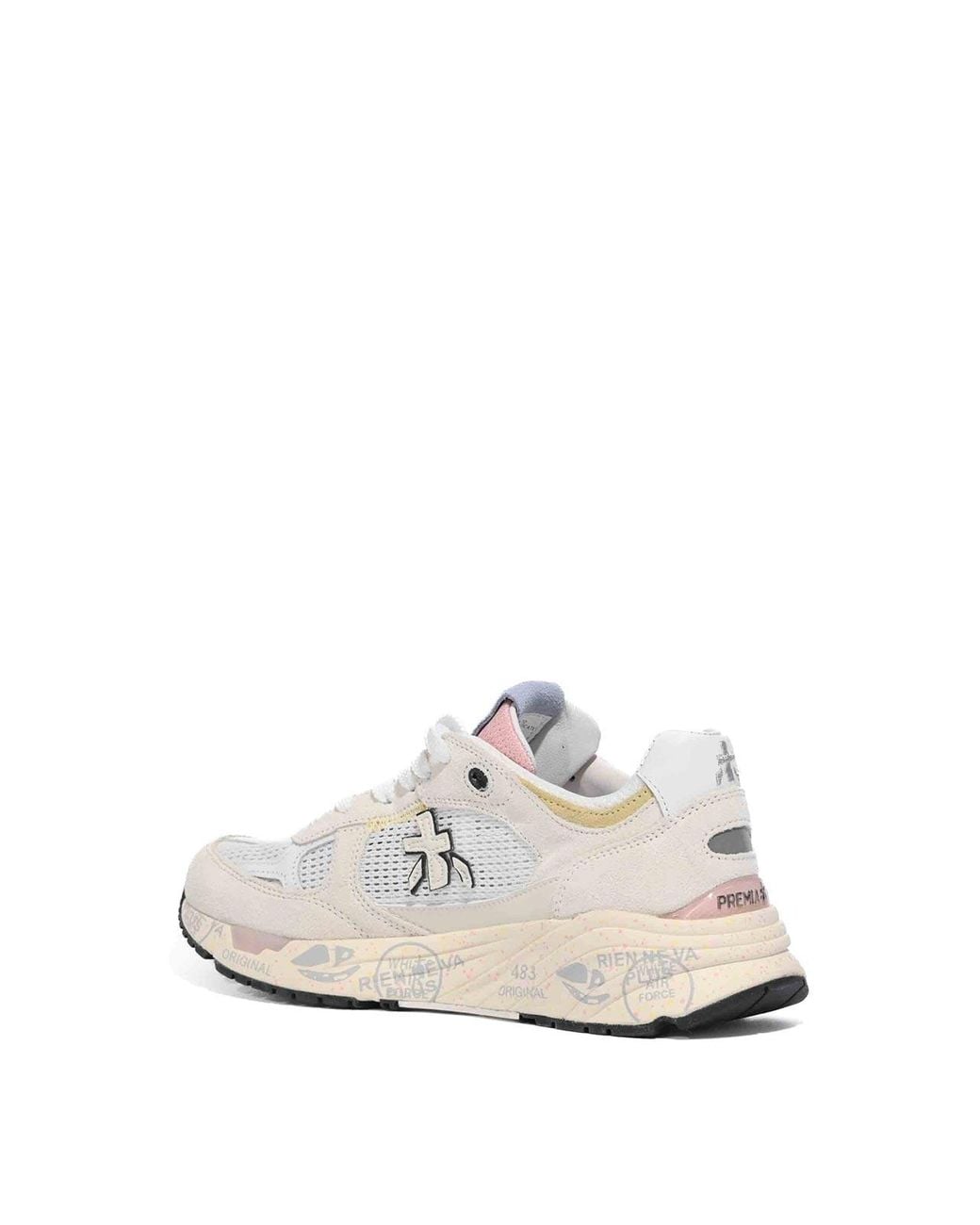 Premiata White Mased 8206 Sneakers