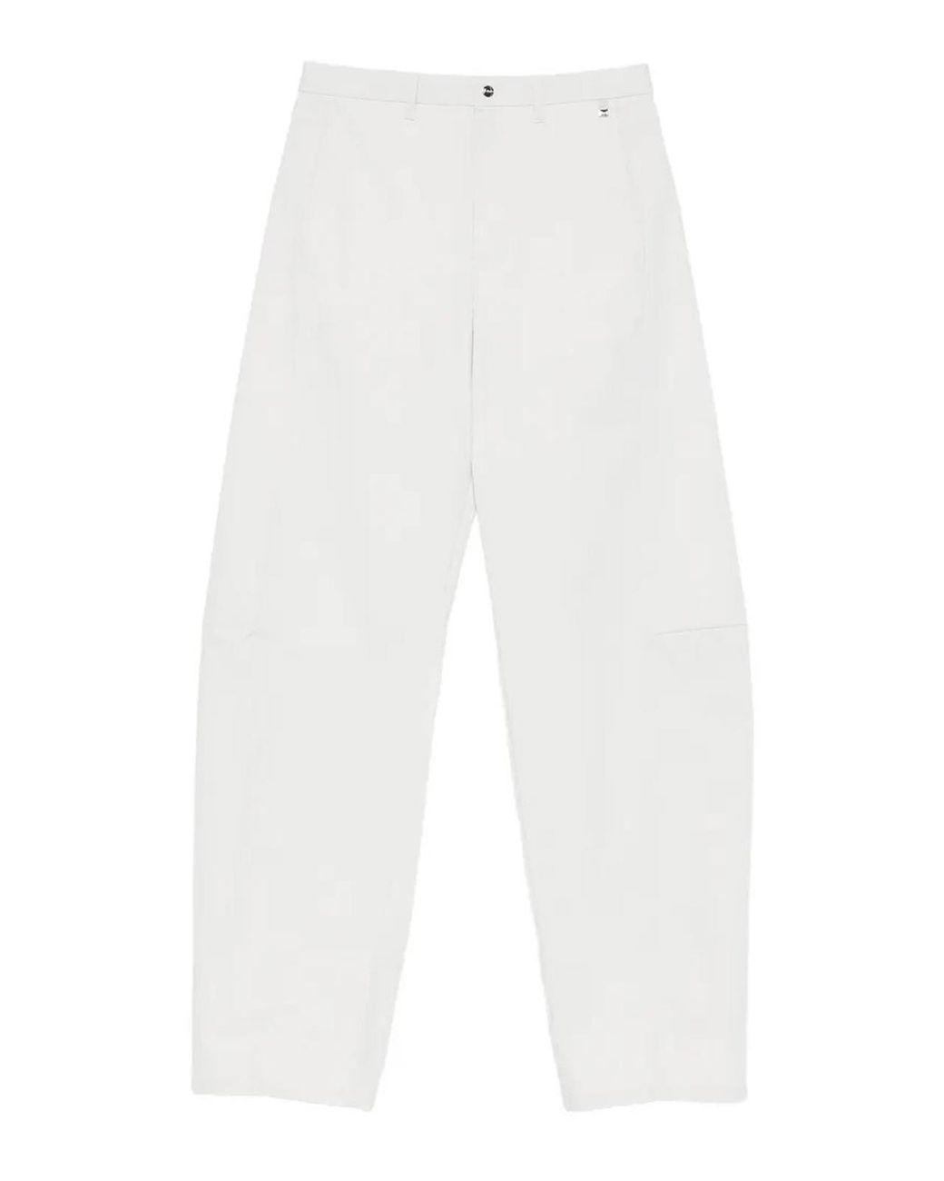 Herno White Baloon Resort Trousers