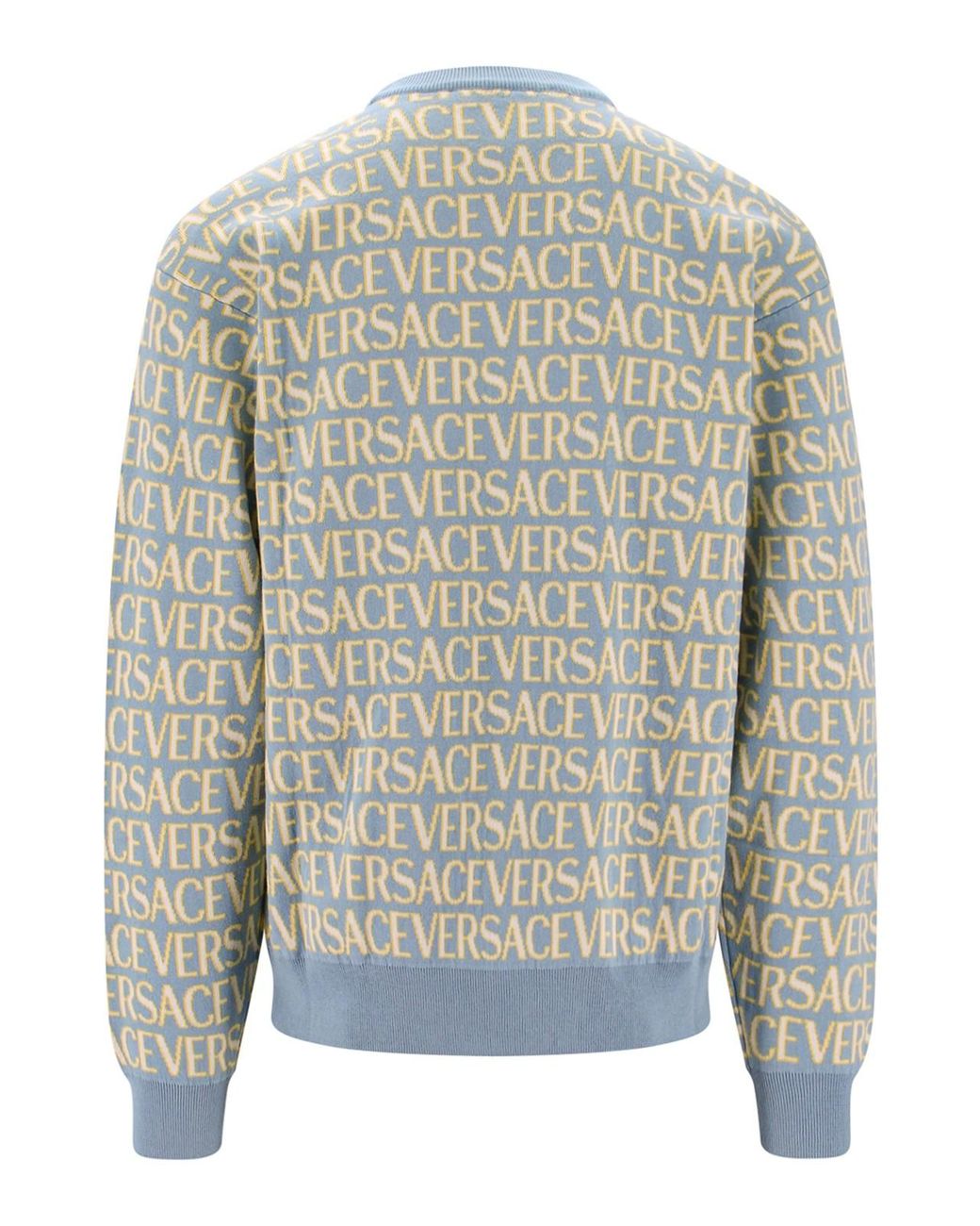 Versace Gray Round Neck for men