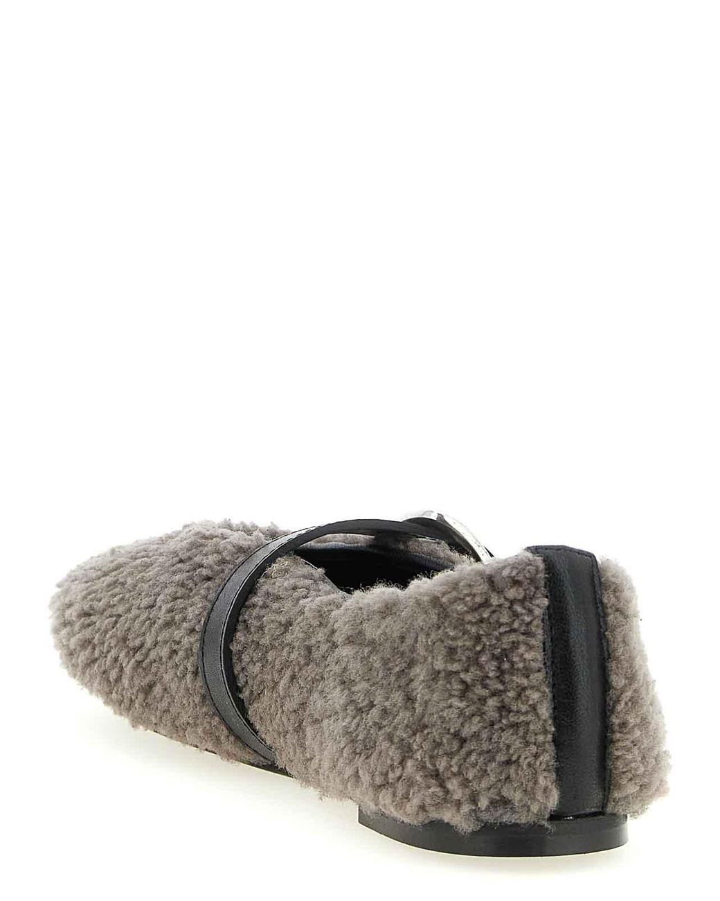 KATE CATE Gray Jude Ballet Flats