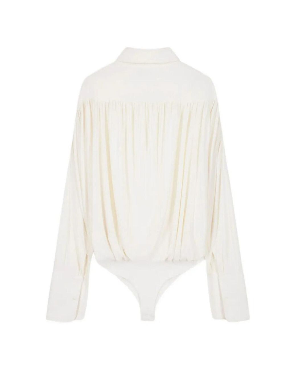 Coperni White Draped Boxy Body