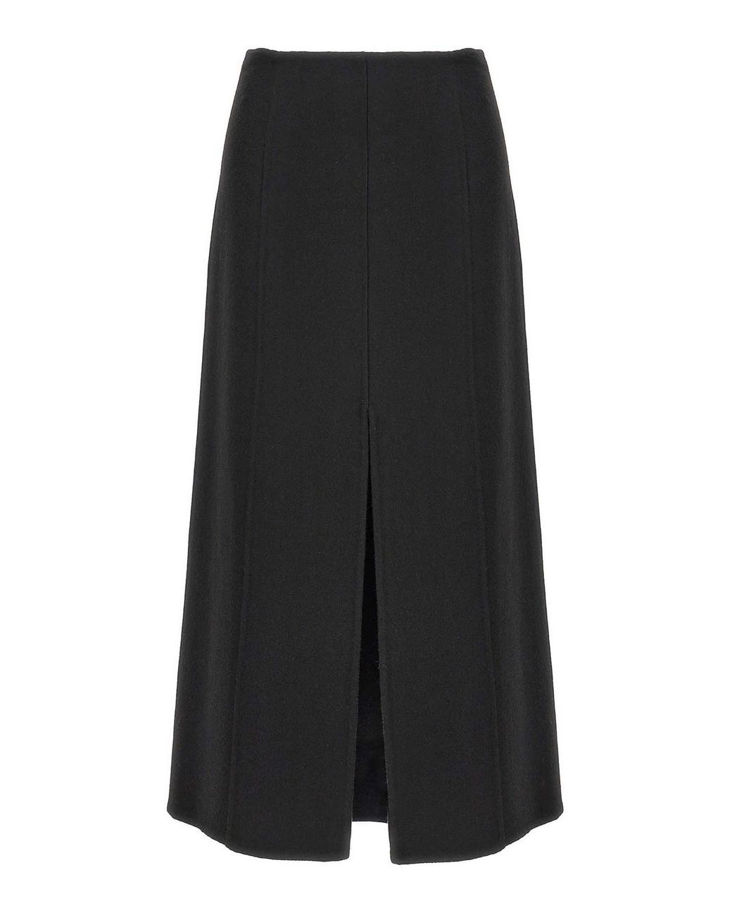 Ermanno Scervino Black Long Cloth Skirt
