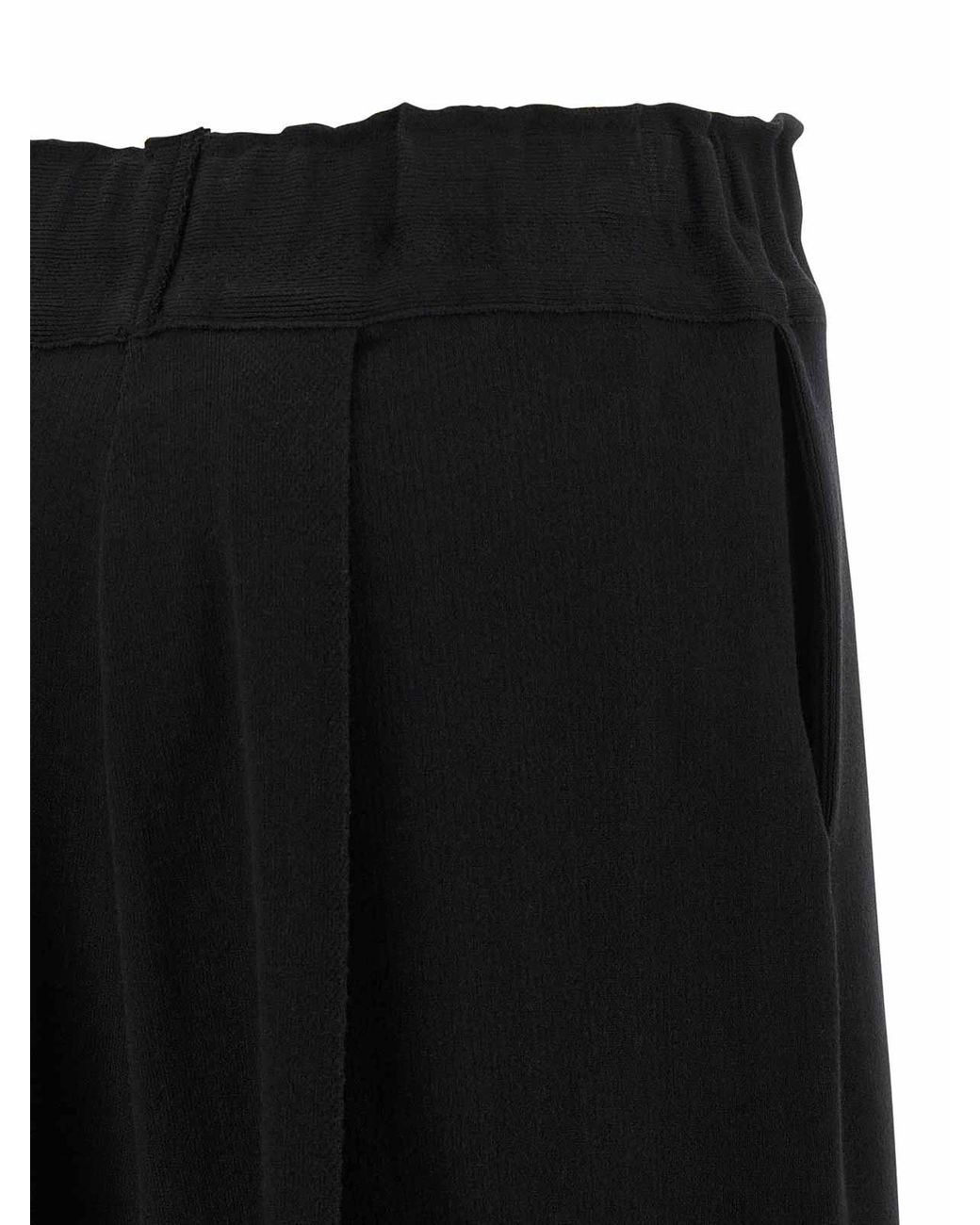 Pleats Please Issey Miyake Black Campagne Pants