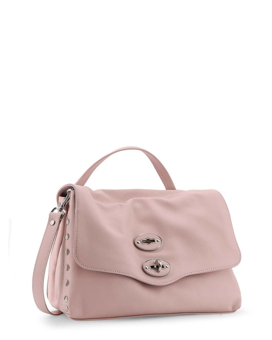 Zanellato Pink Postina S Leather Shoulder Bag