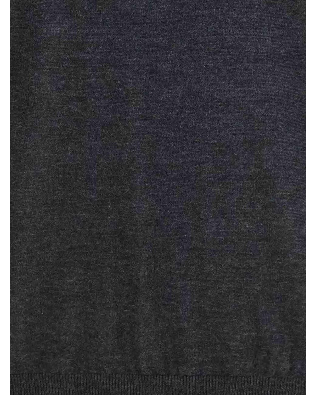 Giorgio Armani Blue Cashmere Turtleneck Sweater for men