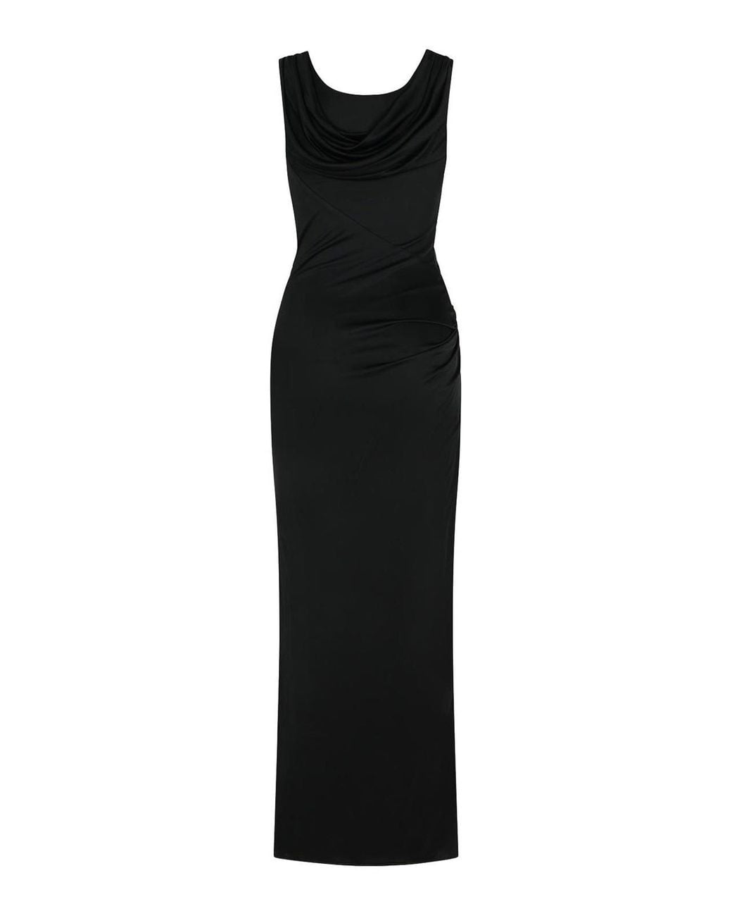 Versace Black Viscose Dress