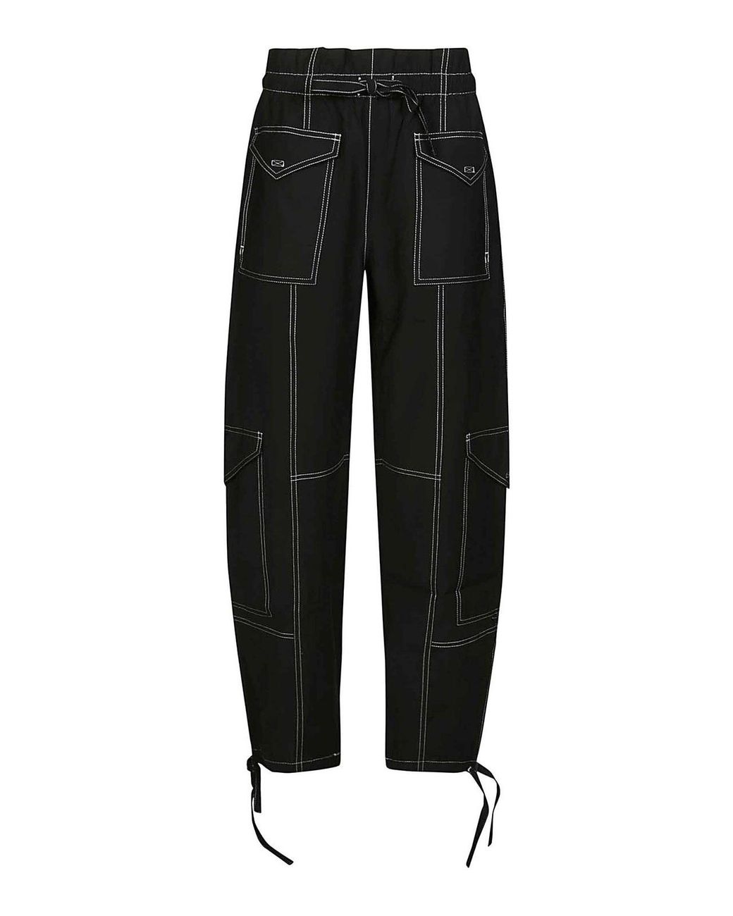 Ganni Black Pocket Trousers