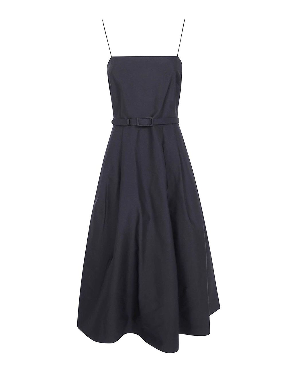 Ralph Lauren Blue Woven Flare Dress