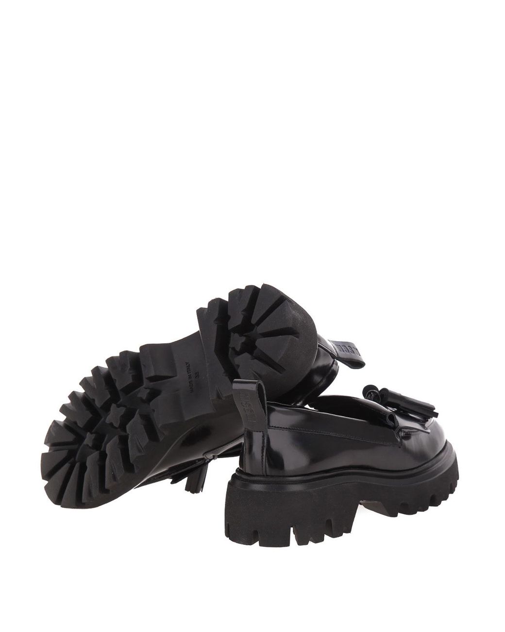 MSGM Black Loafers
