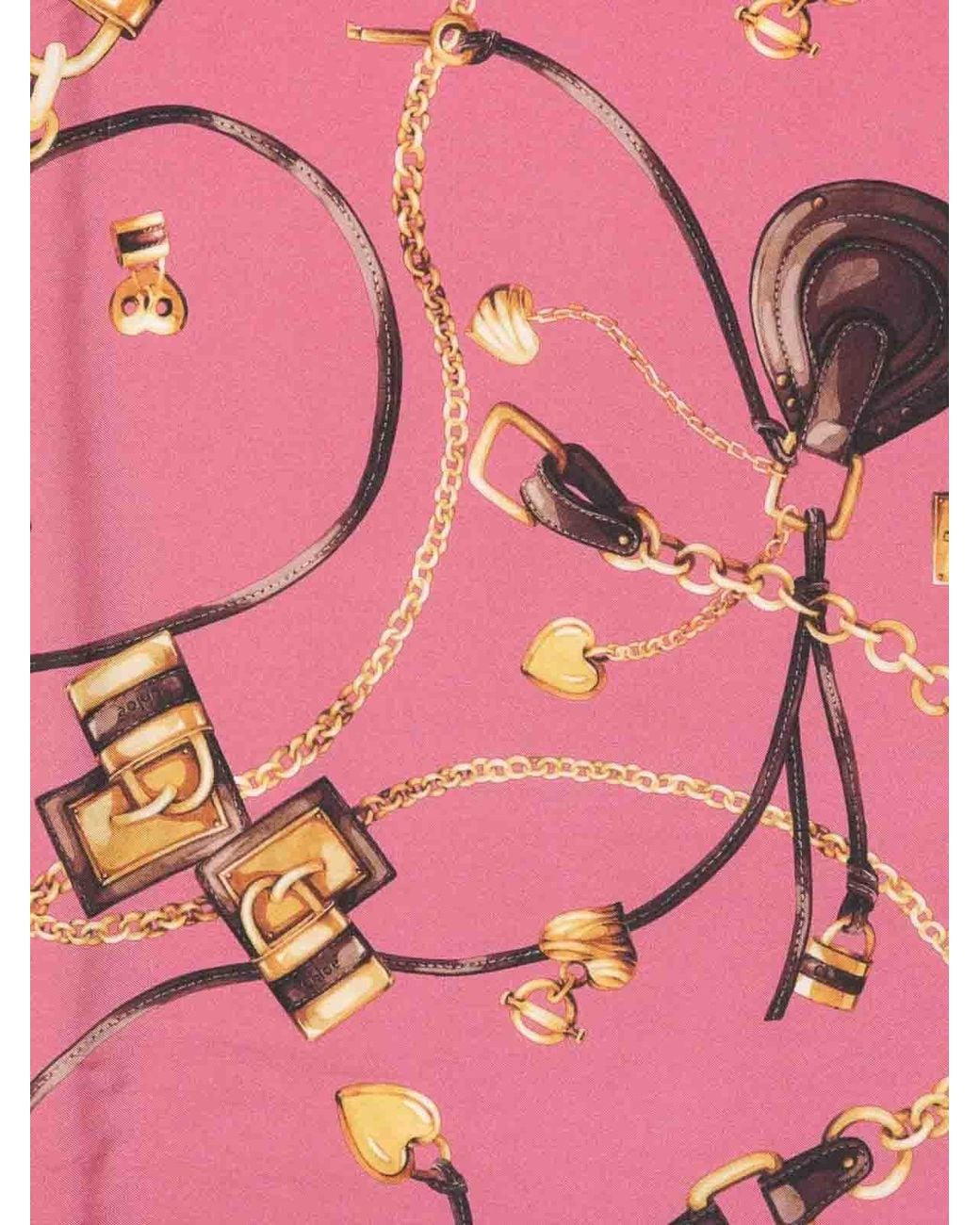 Estola Chloé de color Pink