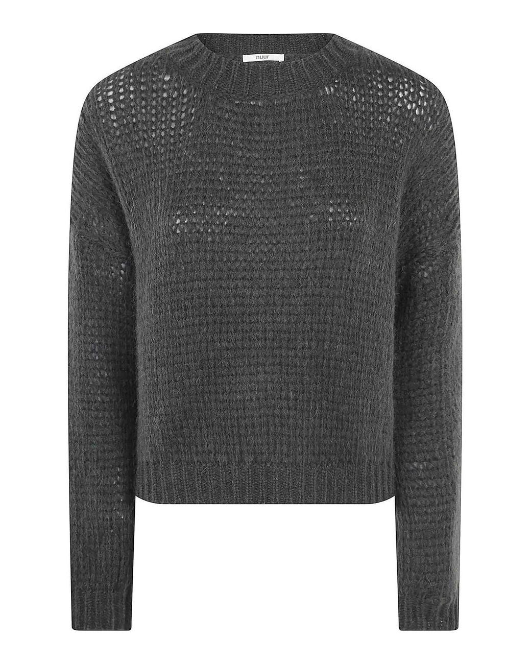 Pull Col Rond Nuur en coloris Gray