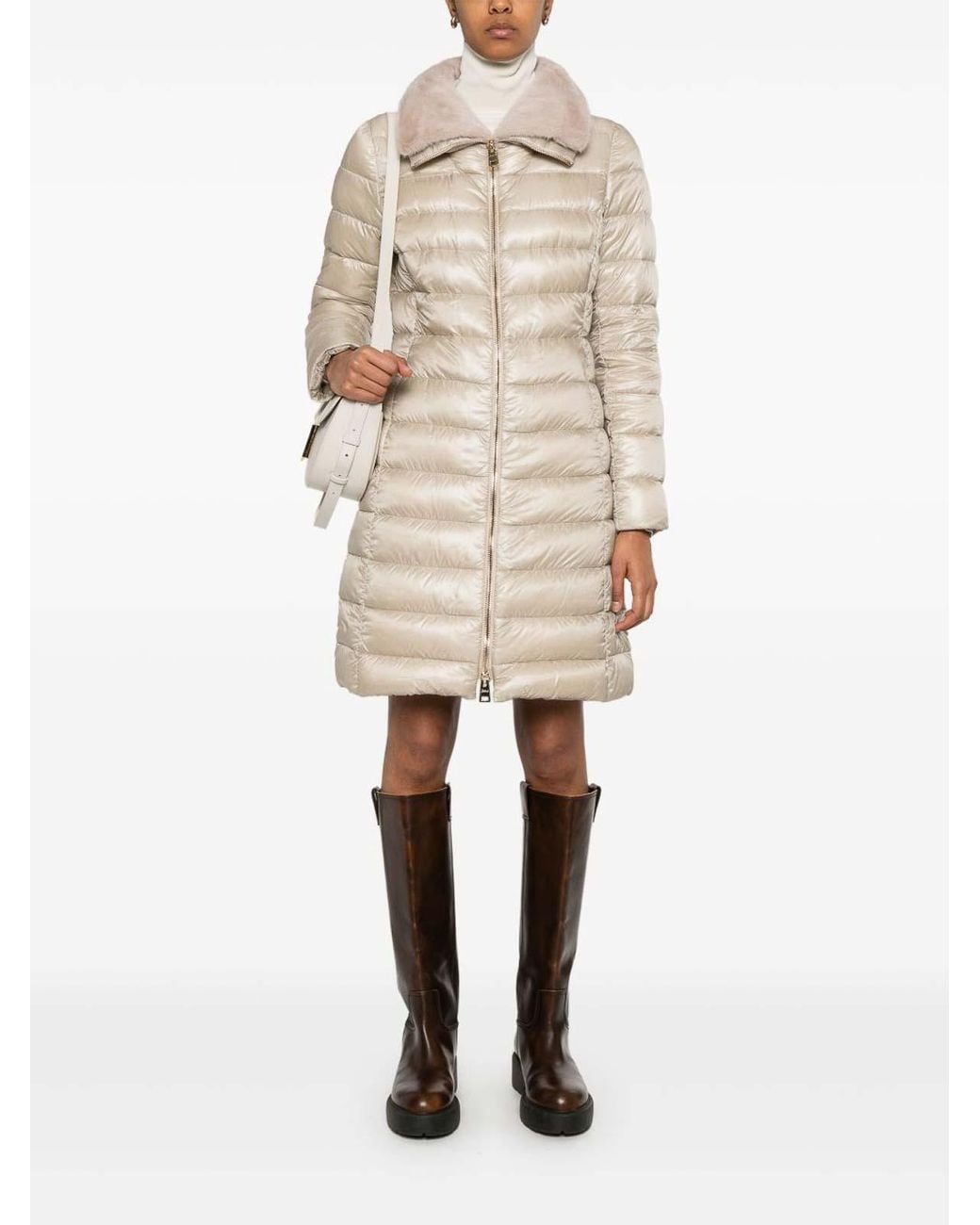 Herno Natural Iconico Long Down Coat