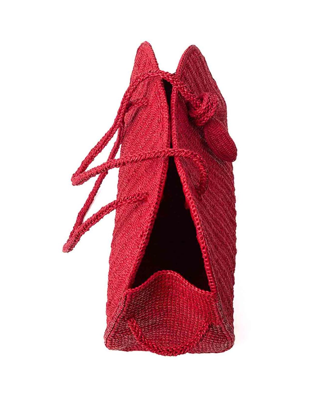 Jacquemus Red Le Turismo Raphia