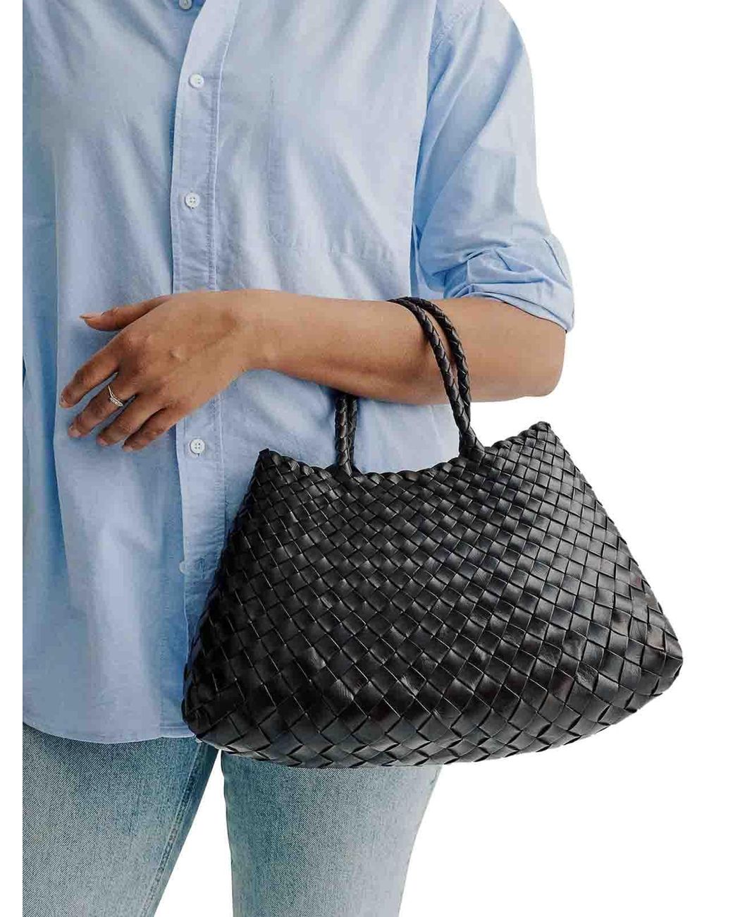 Dragon Diffusion Black Santa Croce Small Bag