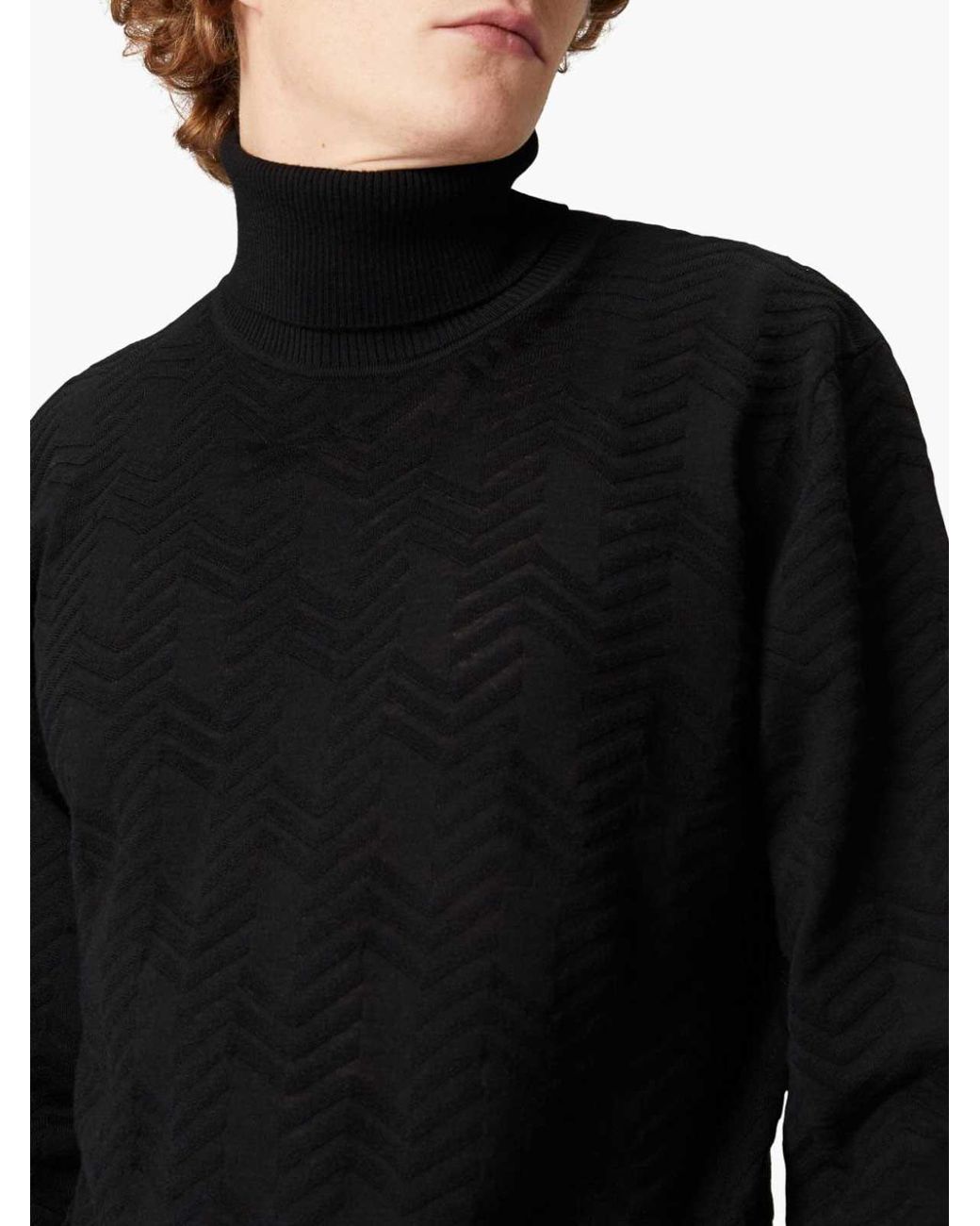 Missoni Black Roll Neck for men