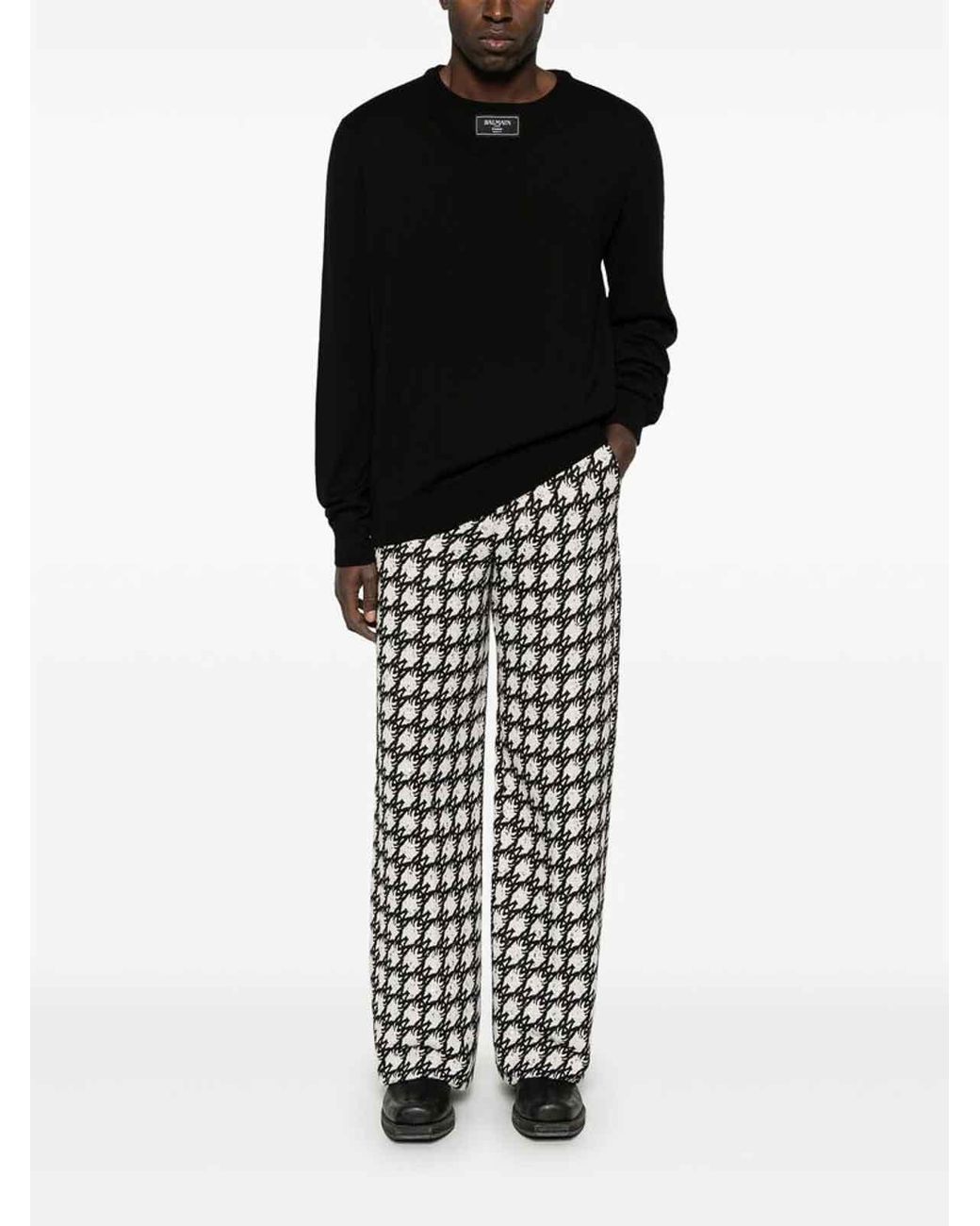 Balmain Black Sweater for men