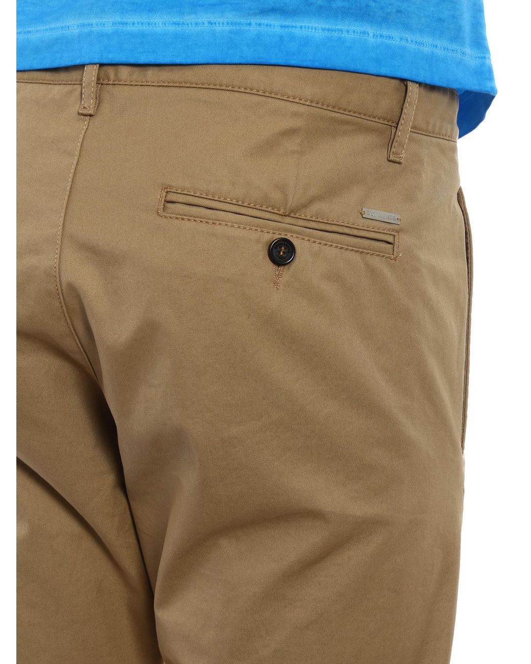 DSquared² Natural Cotton Denim Chino Trousers for men