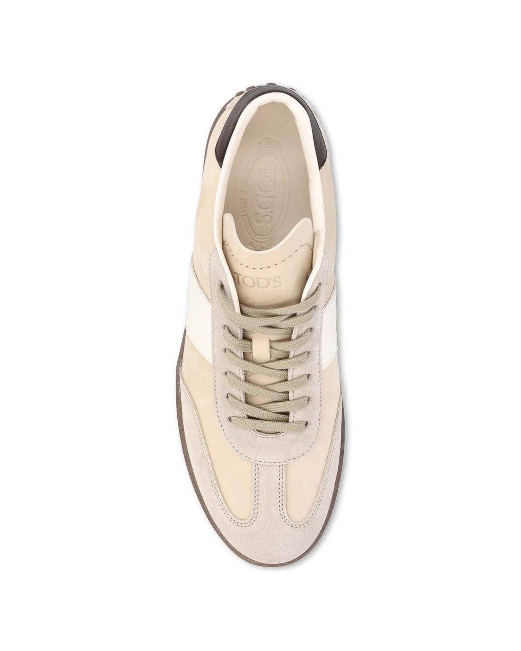 Tod's Natural Leather Sneakers for men