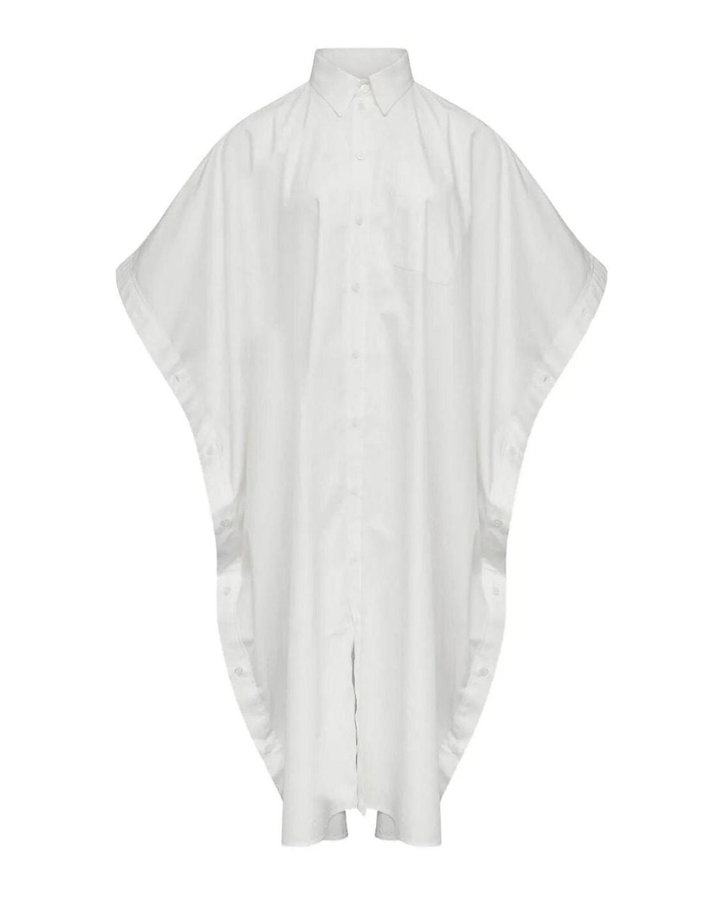MM6 by Maison Margiela White Midi Dress