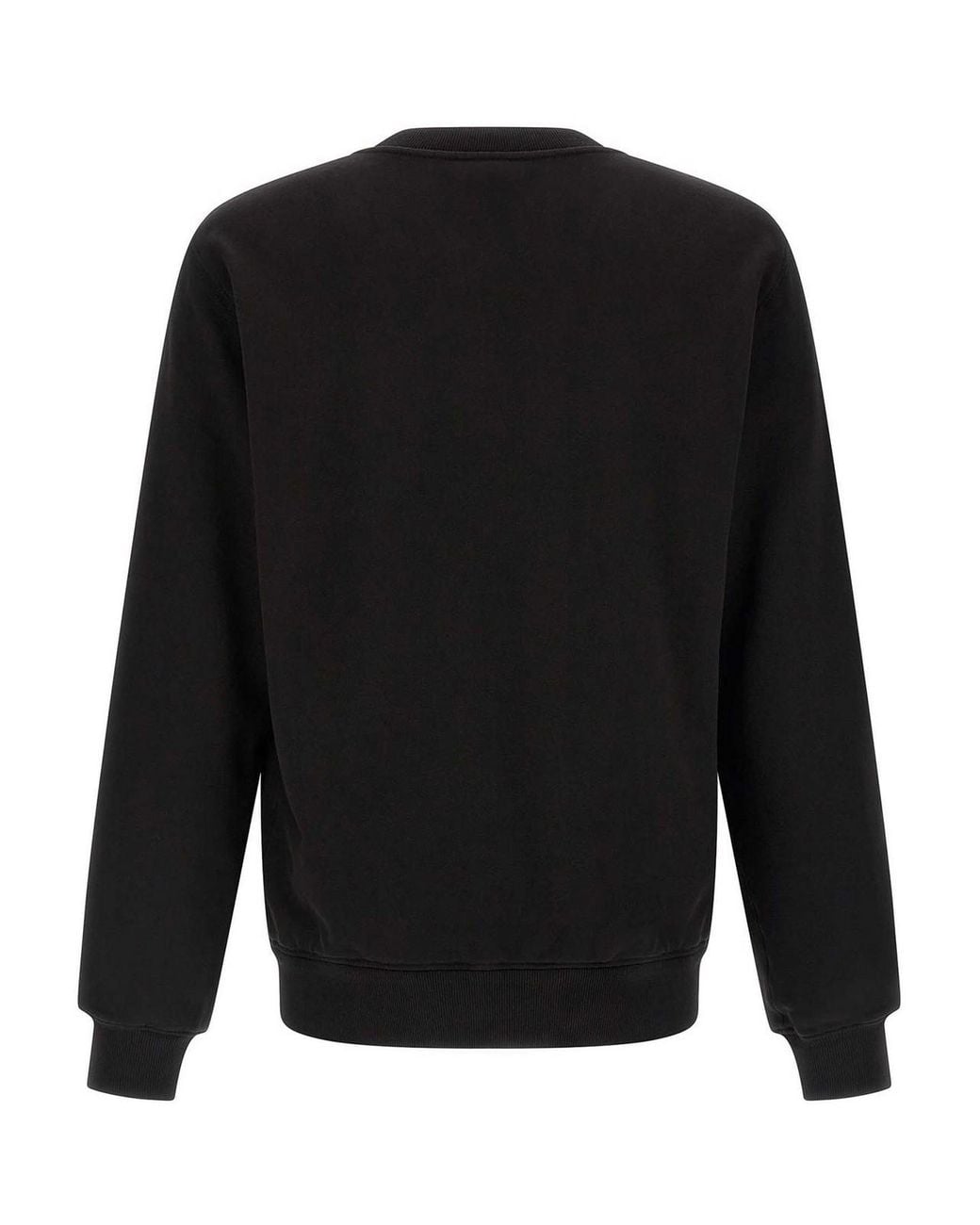 Dolce & Gabbana Black Heraldic Patch Sweatshirt for men