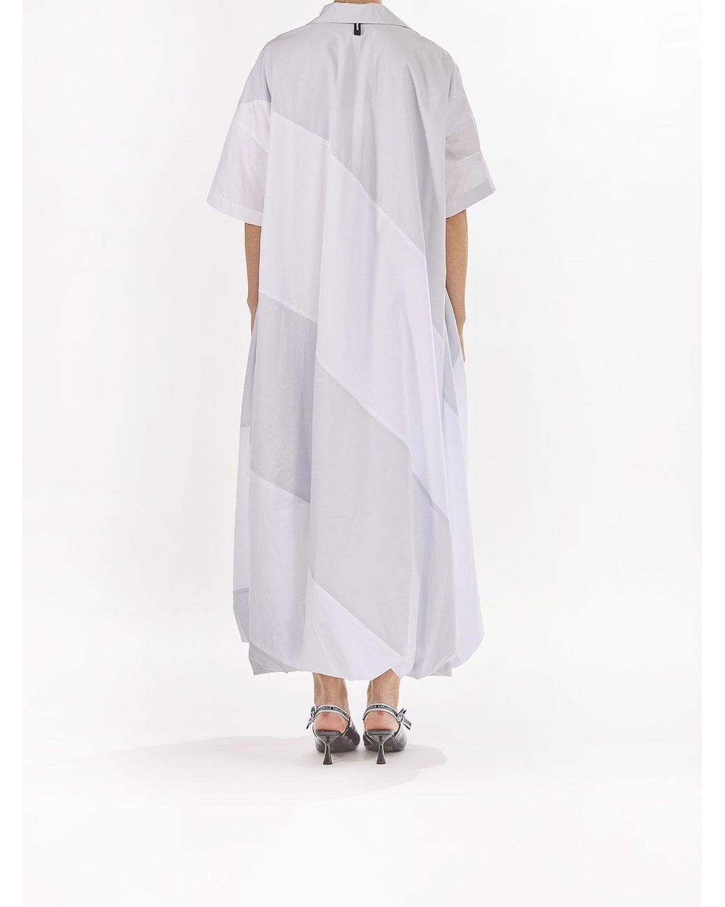 Sunnei White Puffy Polo Dress