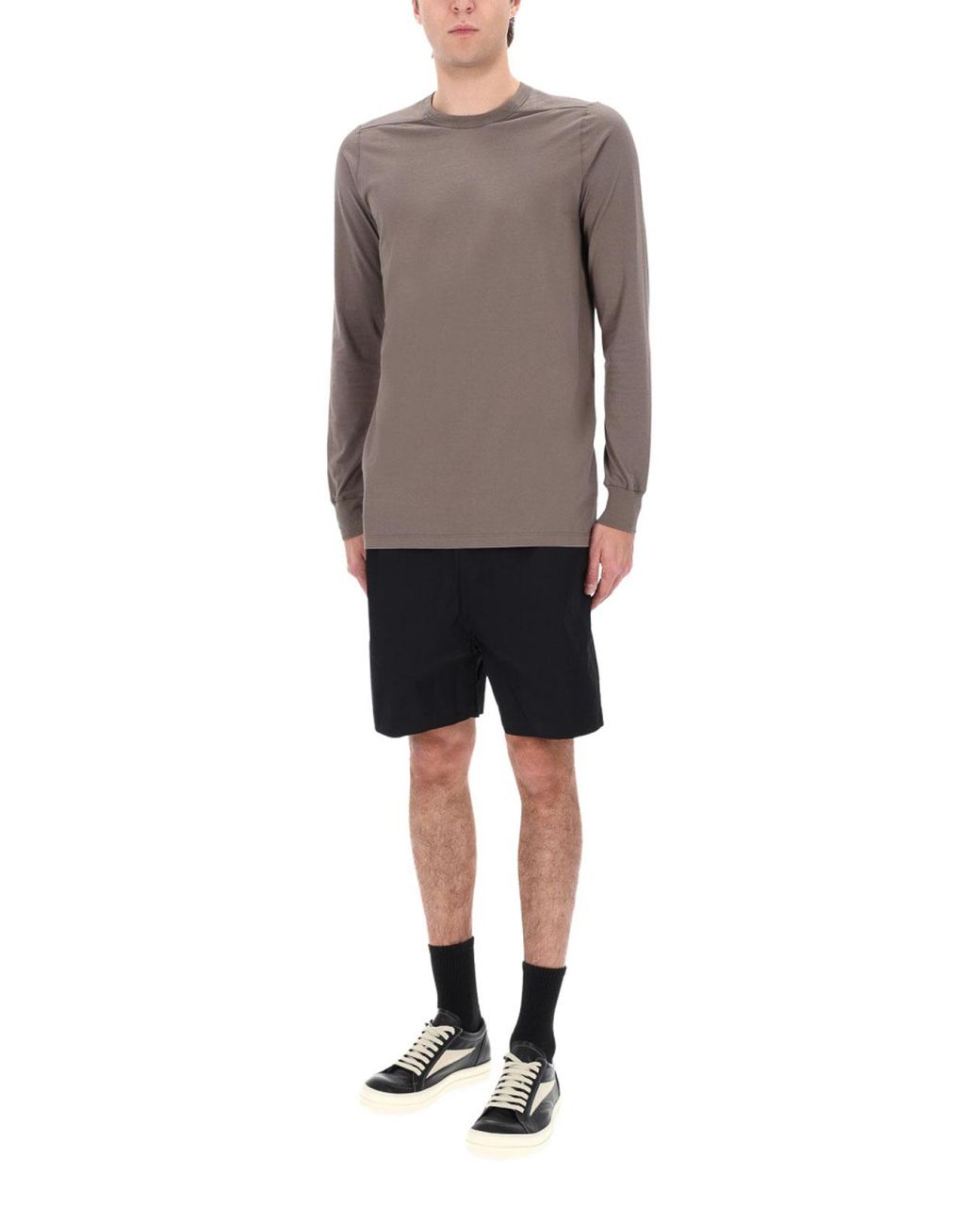 Rick Owens Brown Level Ls T-Shirt for men
