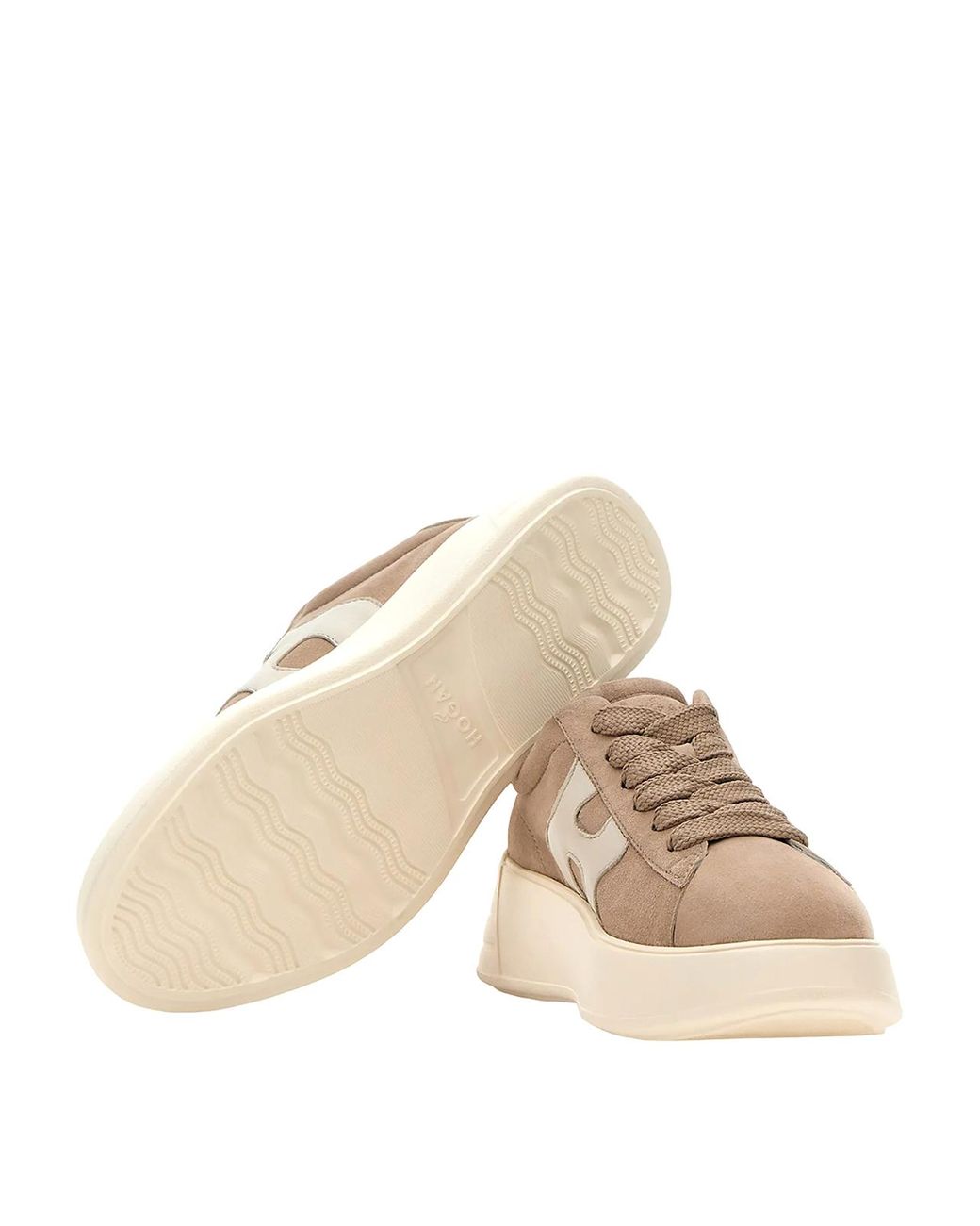 Hogan Natural Suede Trainers