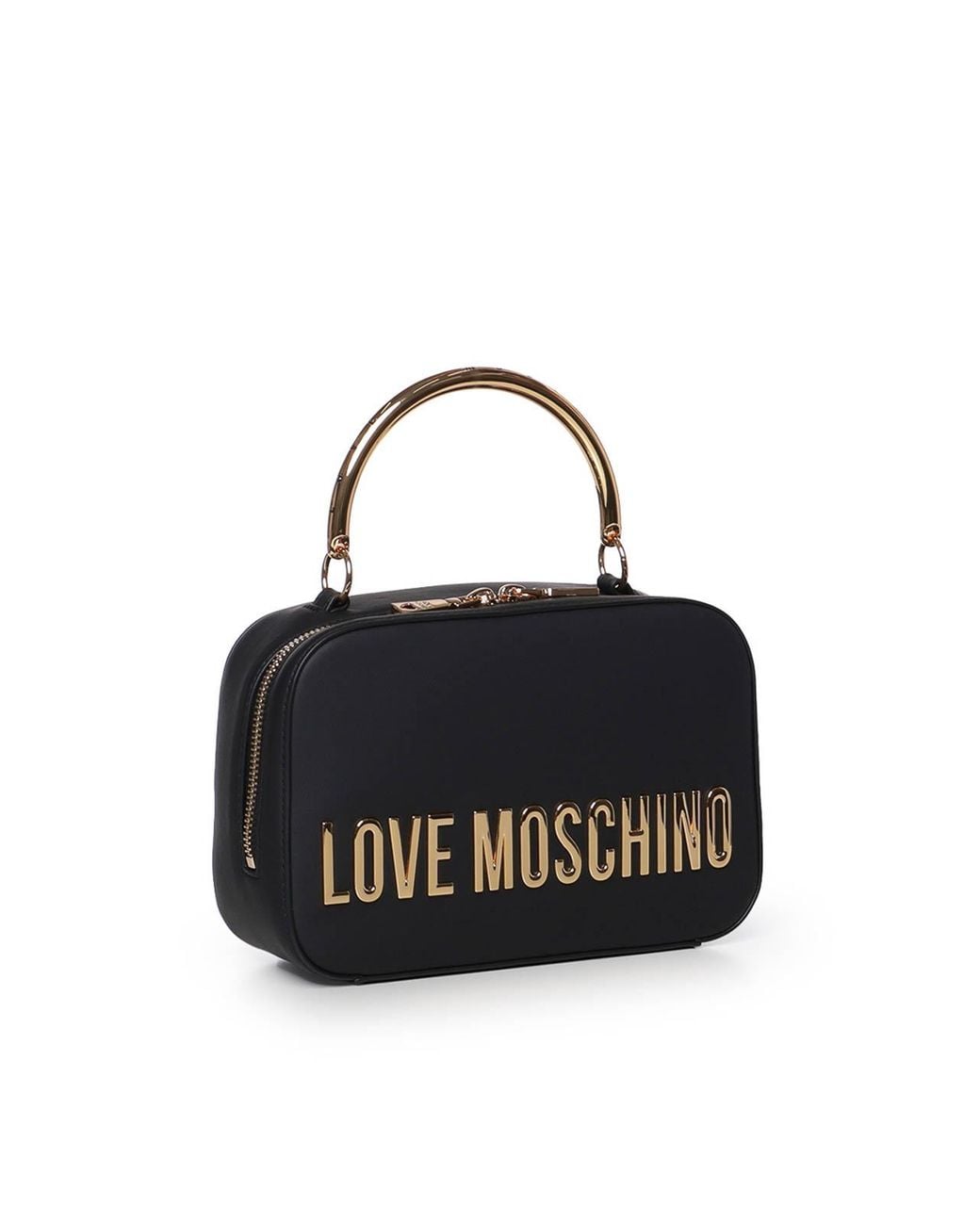 Love Moschino Black Bag With Logo Lettering