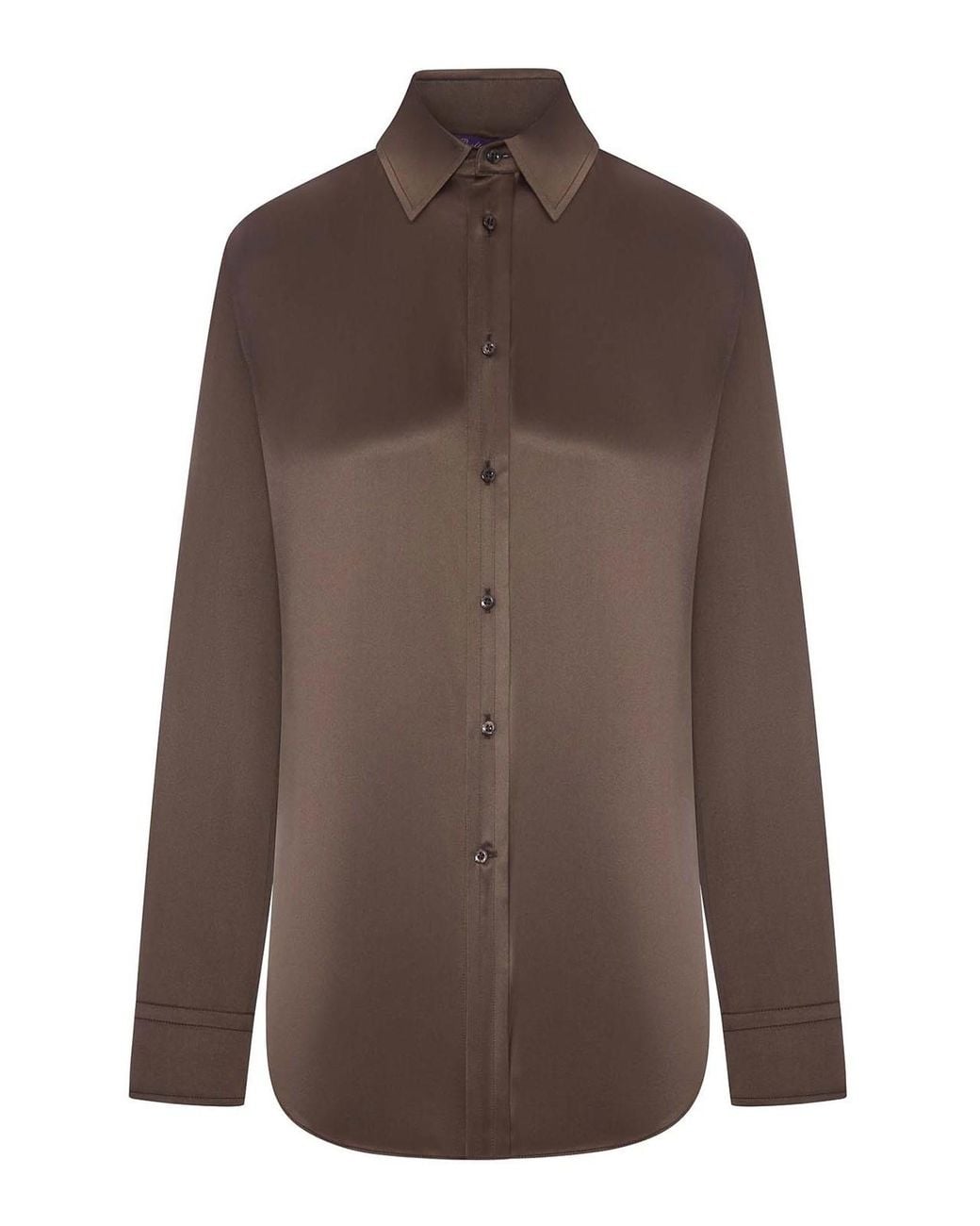 Polo Ralph Lauren Brown Cameron Silk Shirt