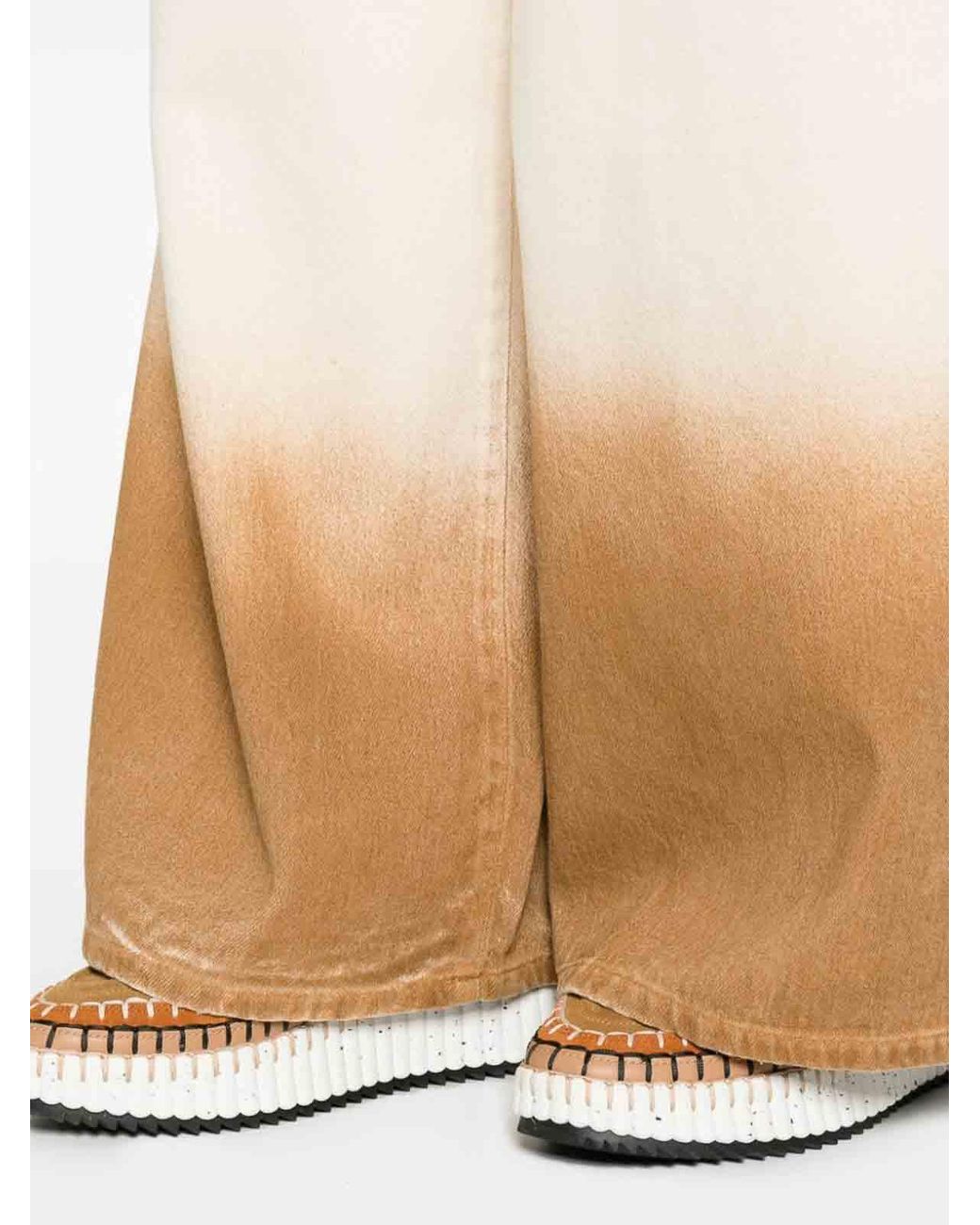 Alanui Natural Bootcut Jeans