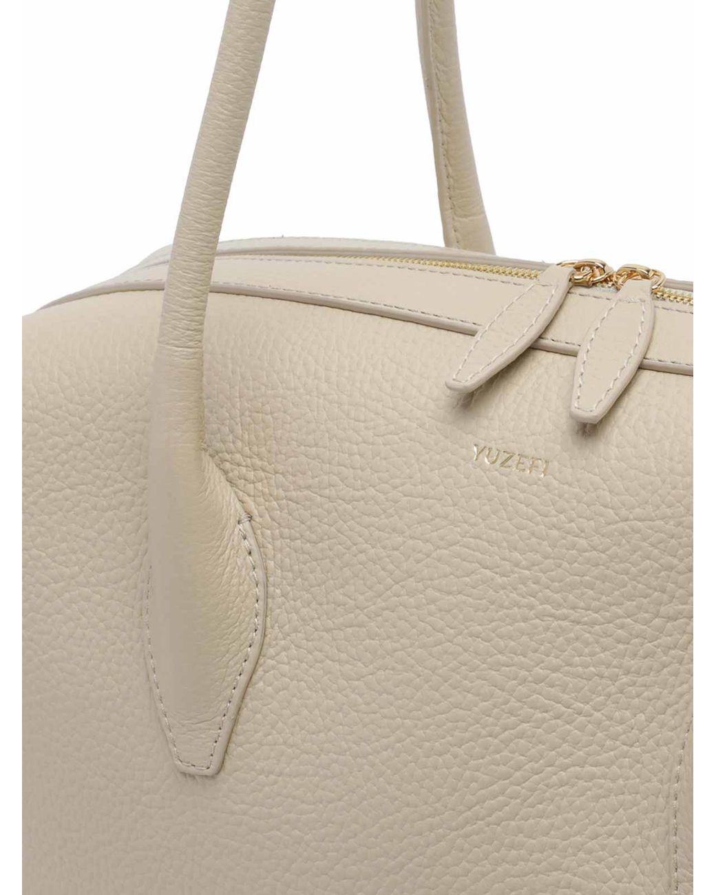 Yuzefi Natural Angora Brioche Duffle Bag