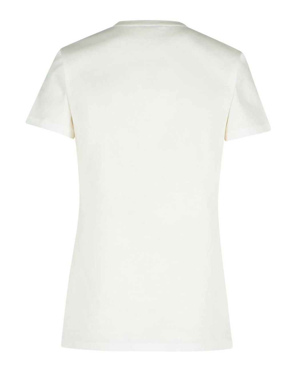 Moncler White Cotton T-Shirt
