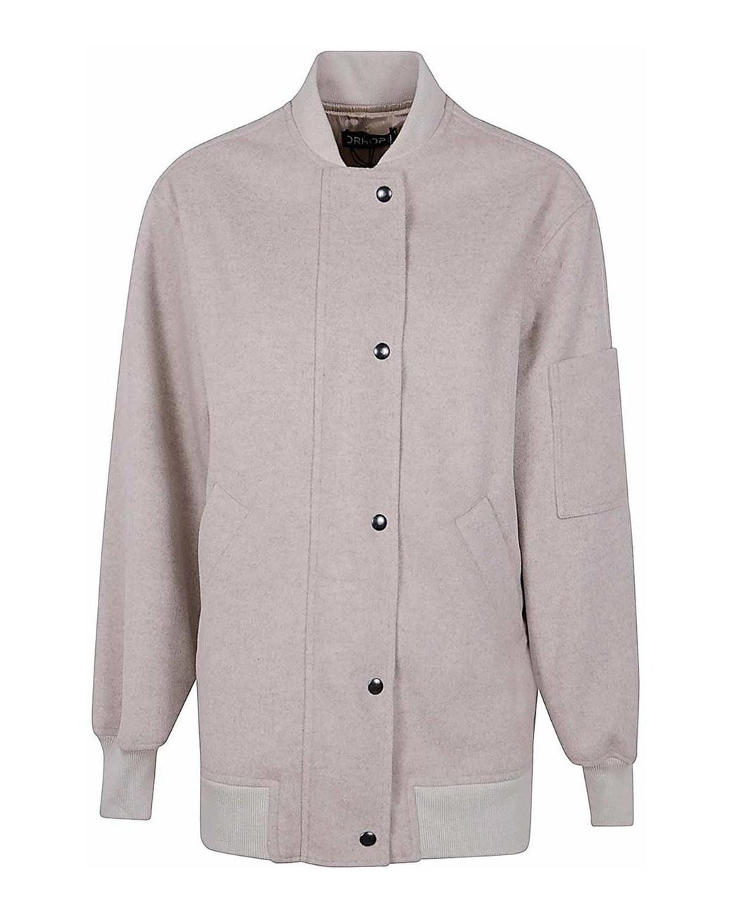 DR. HOPE Gray Bomber Jacket