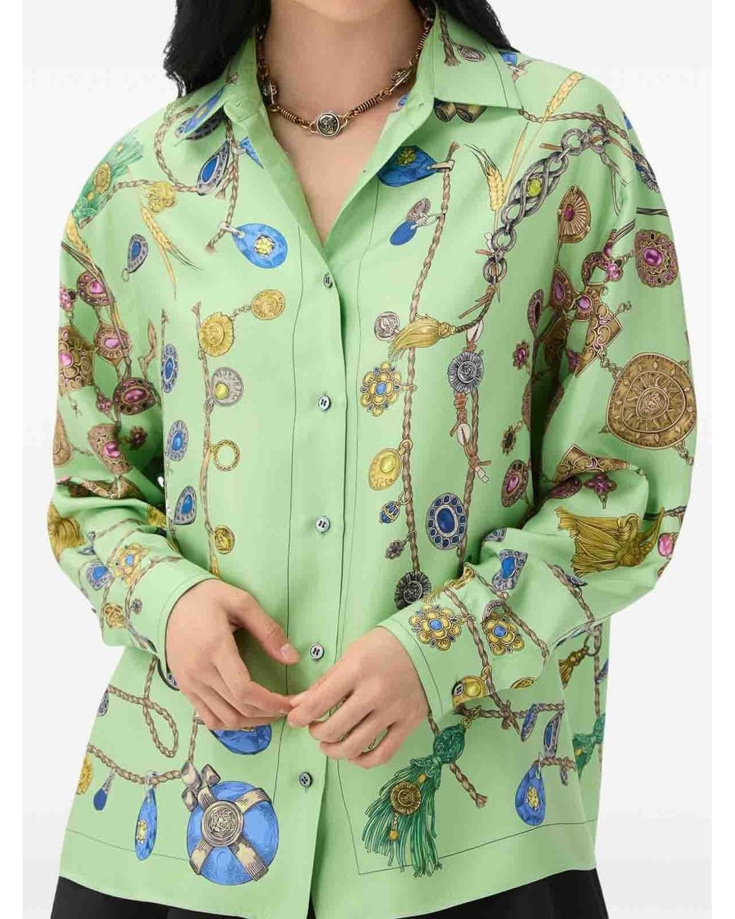 Camisa Versace de color Green