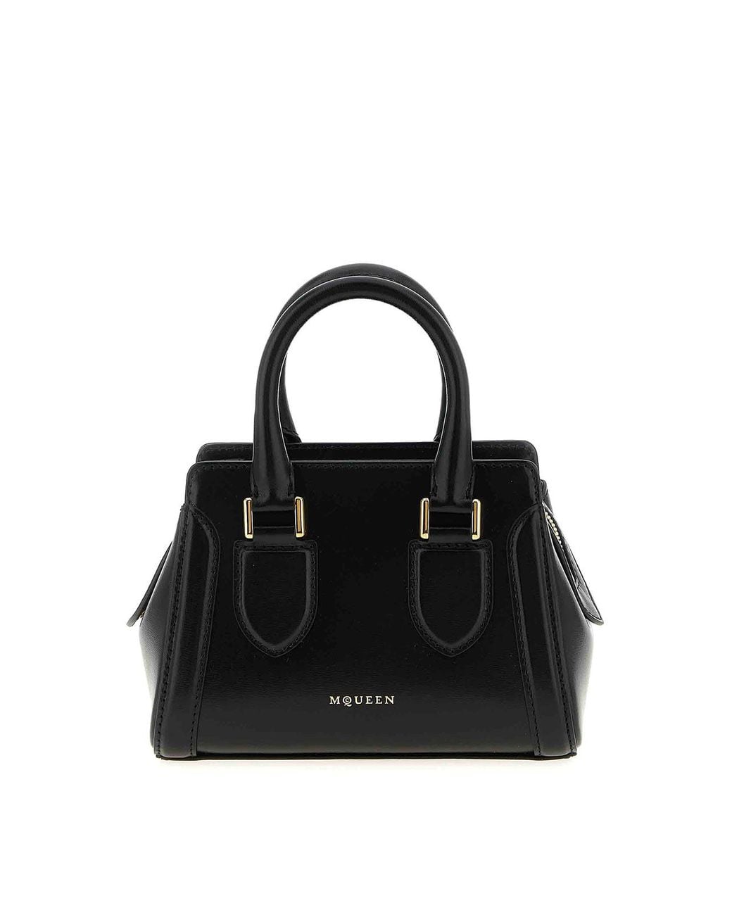 McQueen Black Birde Mini Handbag
