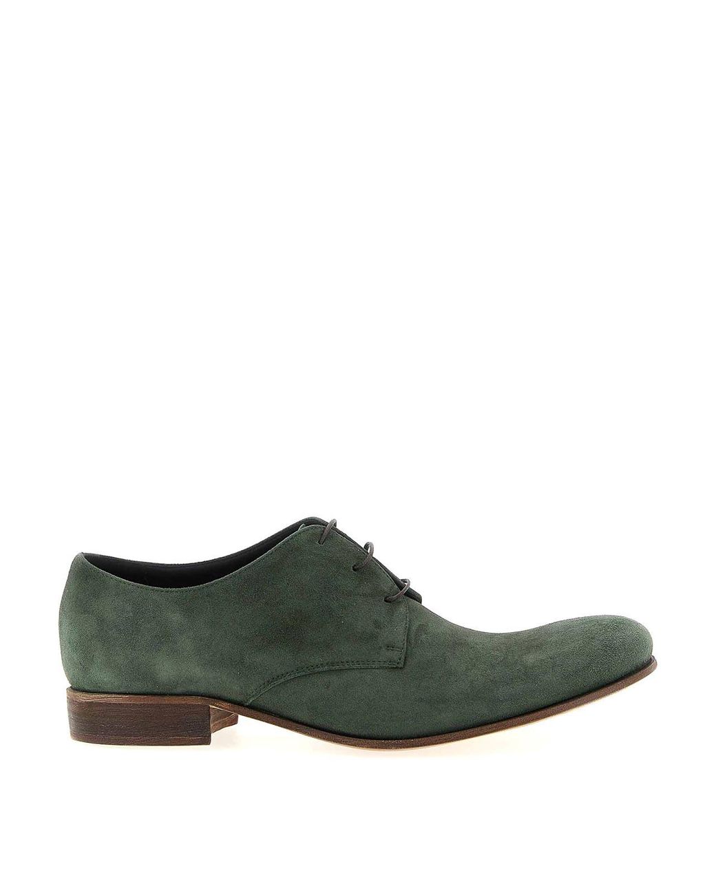 Julian Fashion Green Suede Lace Up for men