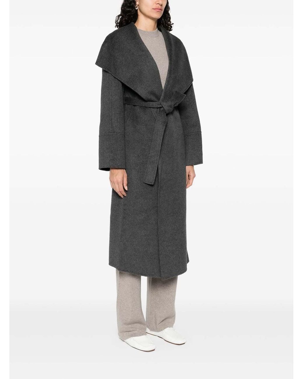 Soft Goat Gray Wool Coat
