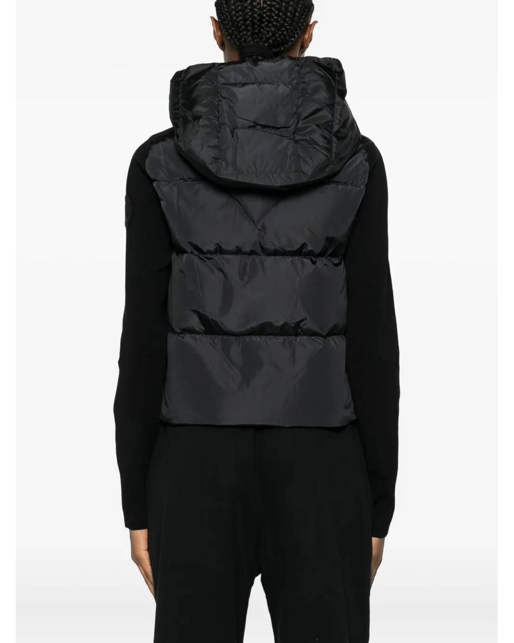 Canada Goose Black Hybridge Wide Quilt Knit Hoody
