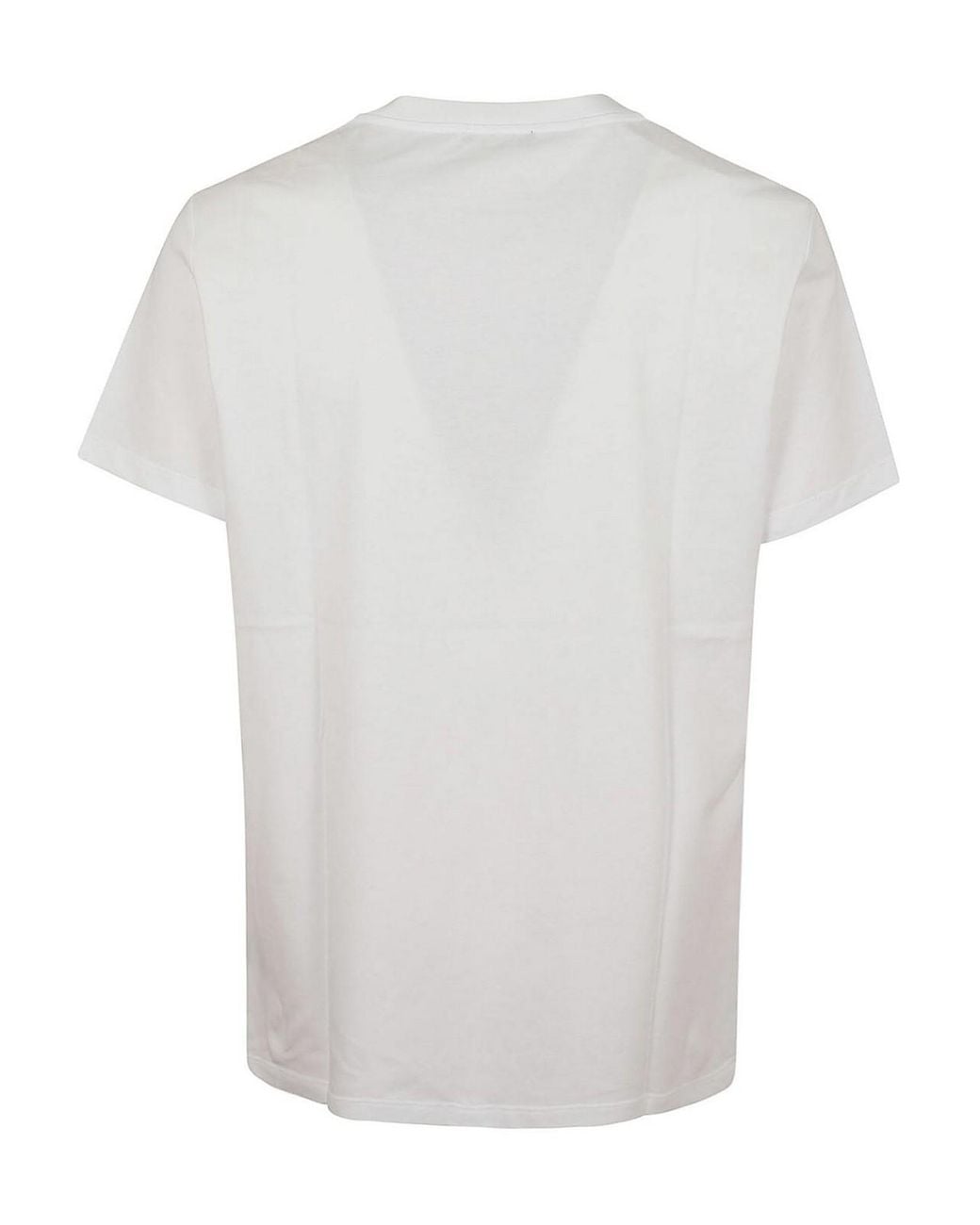 Balmain White Couture Label T-Shirt for men