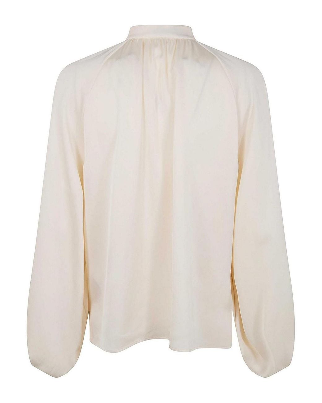 Filippa K White Stand Collar Blouse