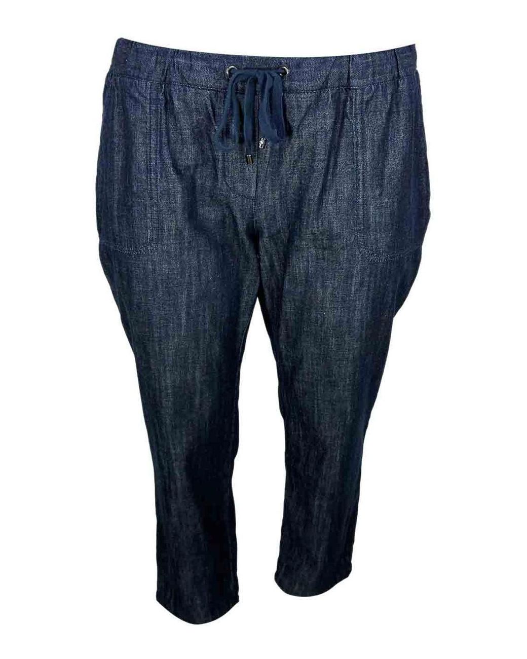 Lorena Antoniazzi Blue Trousers