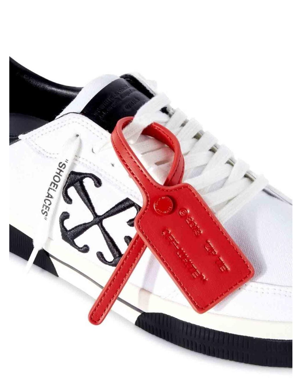 Off-White c/o Virgil Abloh White Off- Low Vulcanized Canvas Sneakers for men
