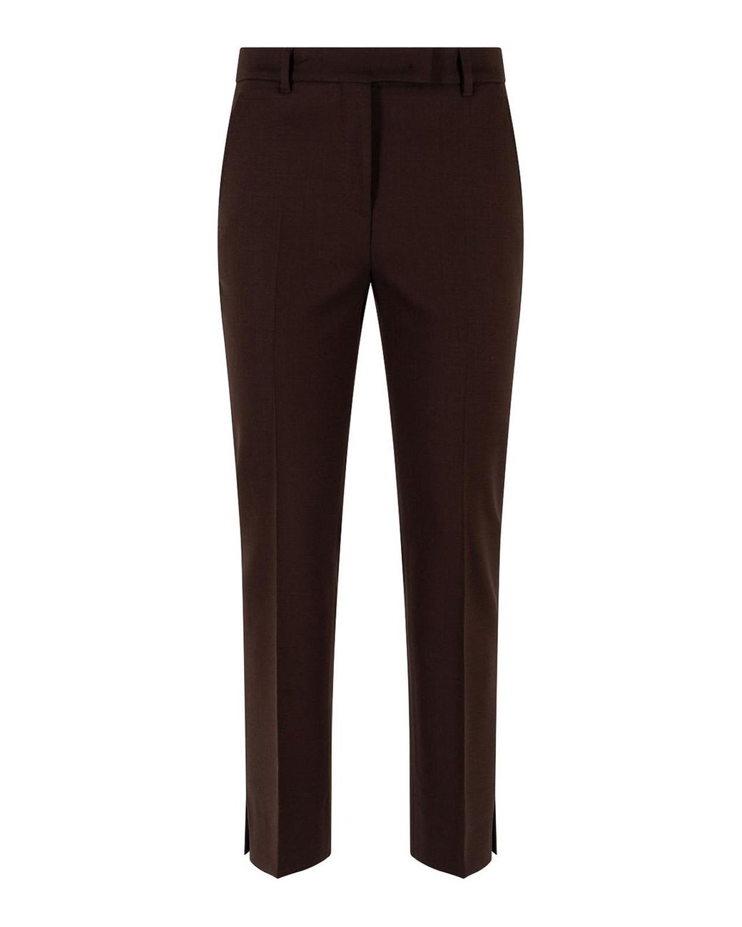 Incotex Brown Straight-Leg