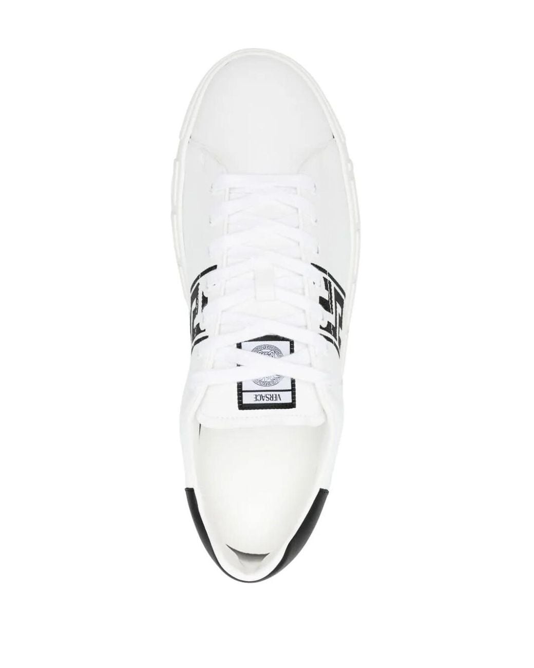 Versace White Sneakers With Logo for men
