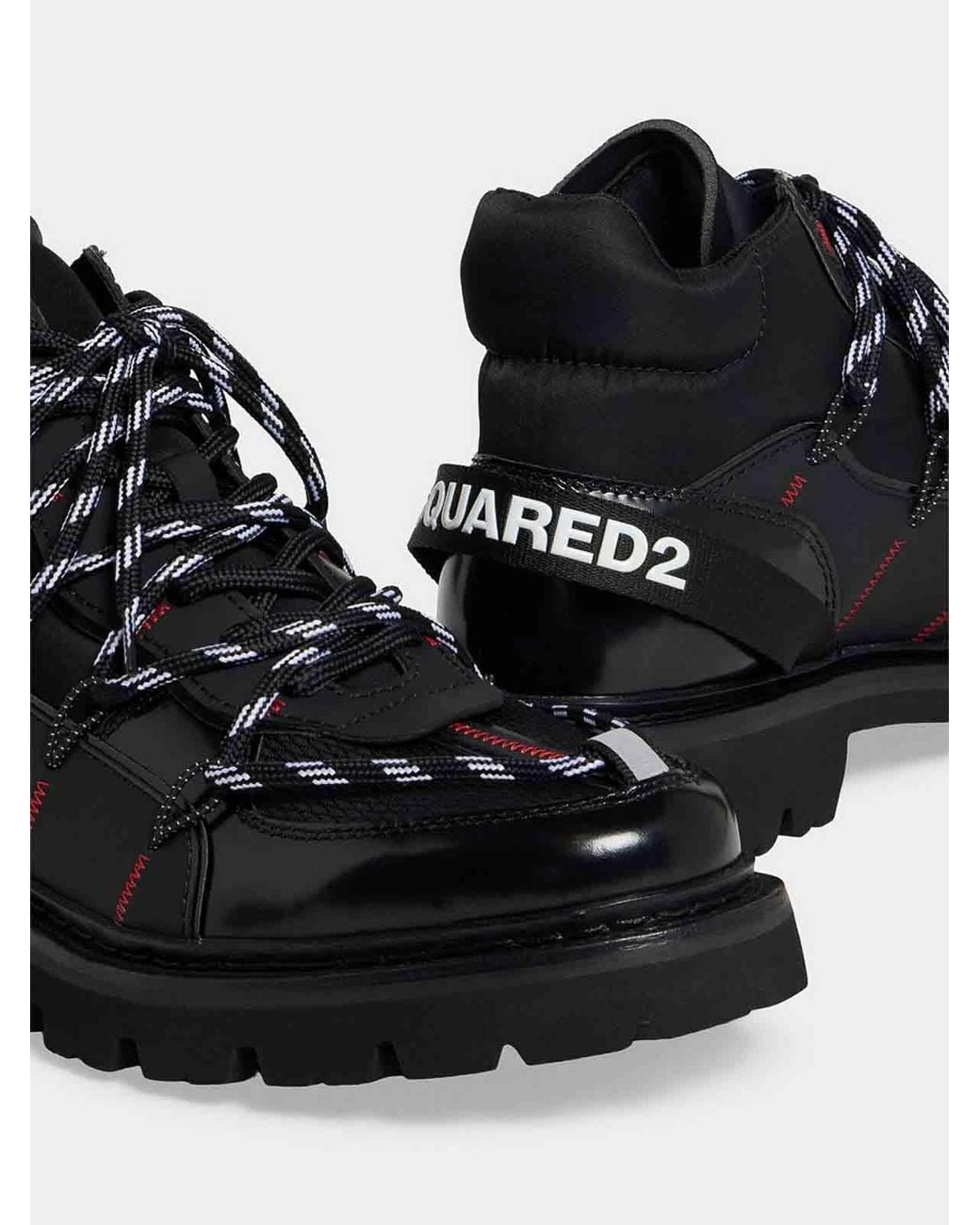 DSquared² Black Boots for men