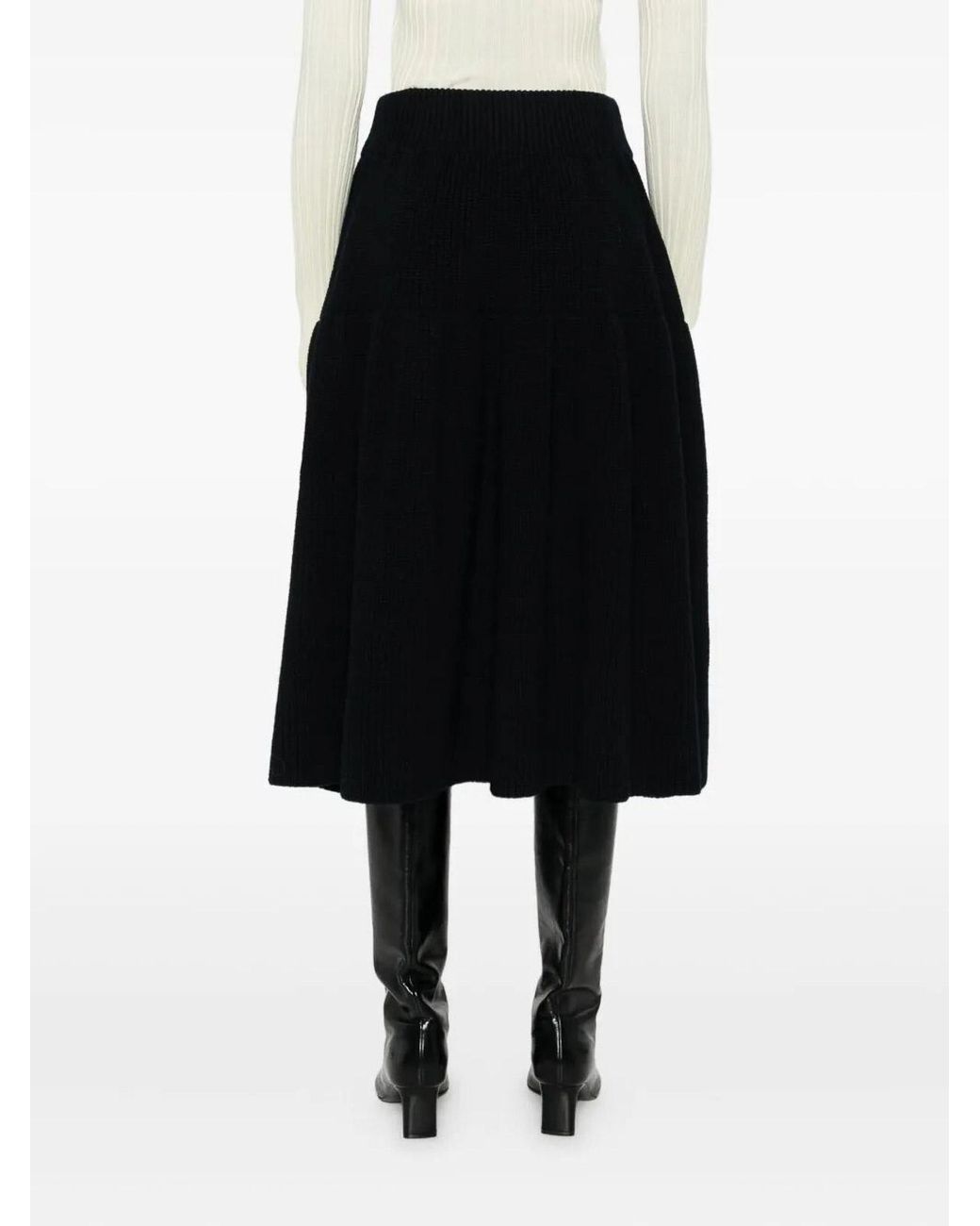 Dries Van Noten Black Telma 2707 Skirt